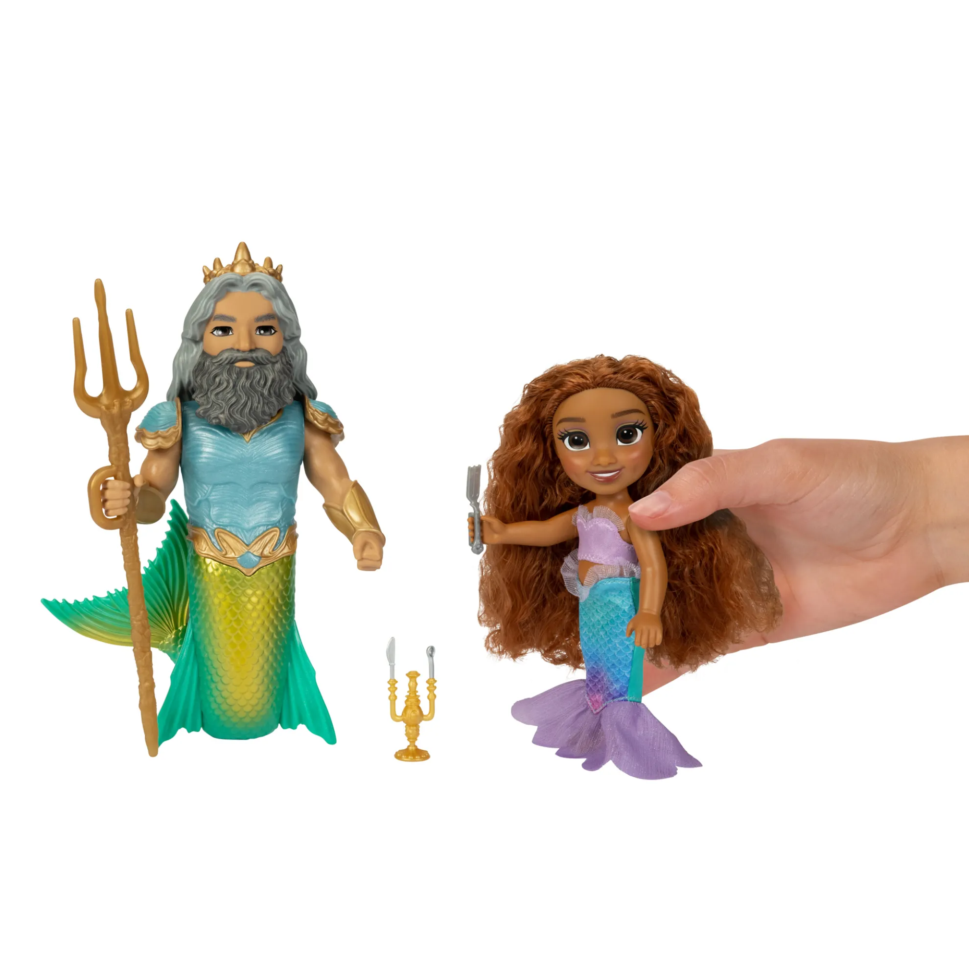 Ariel And King Triton Petite Gift Set