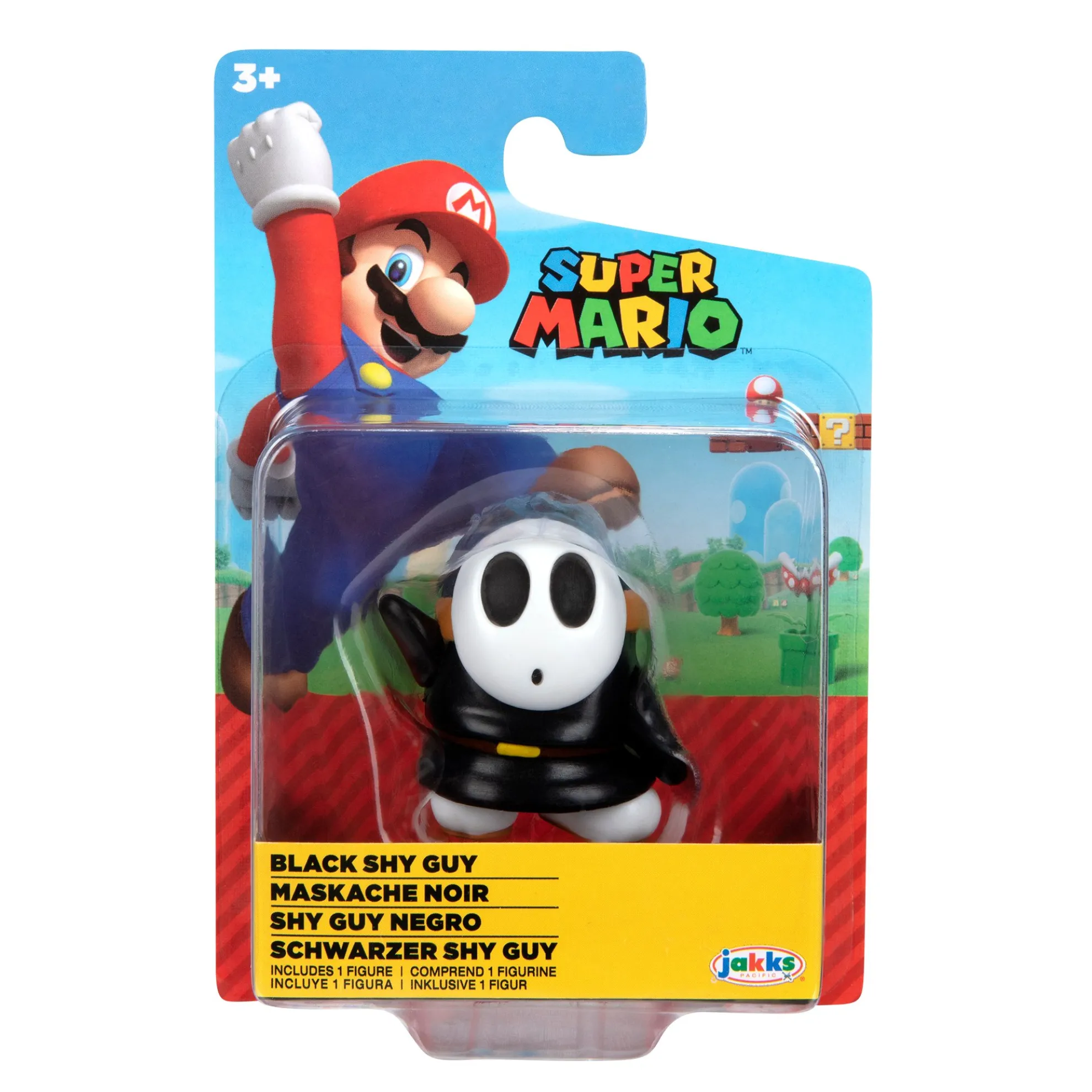 Black Shy Guy 2.5-Inch Articulated Figure