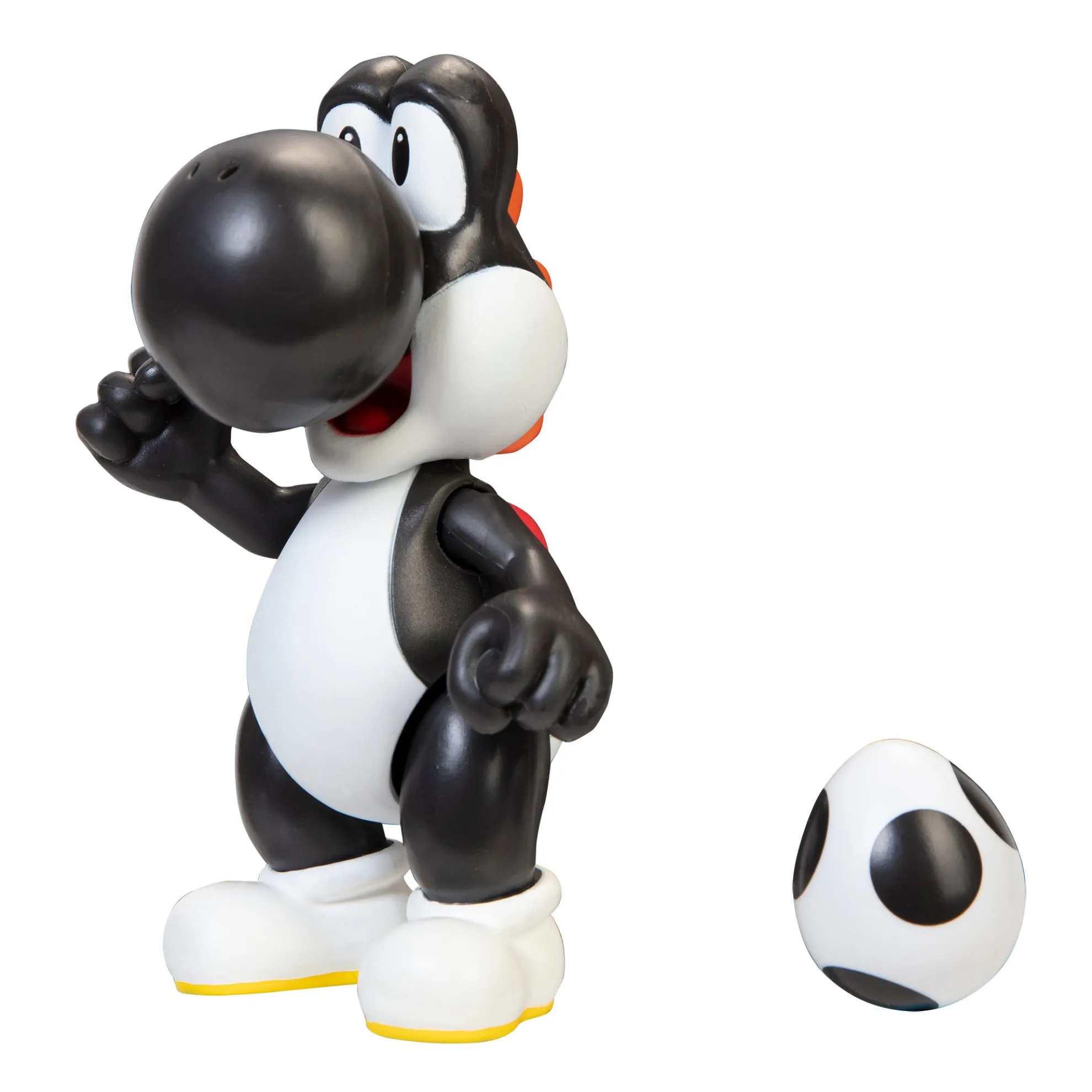 Black Yoshi With Egg 4-Inch Articulated Figure