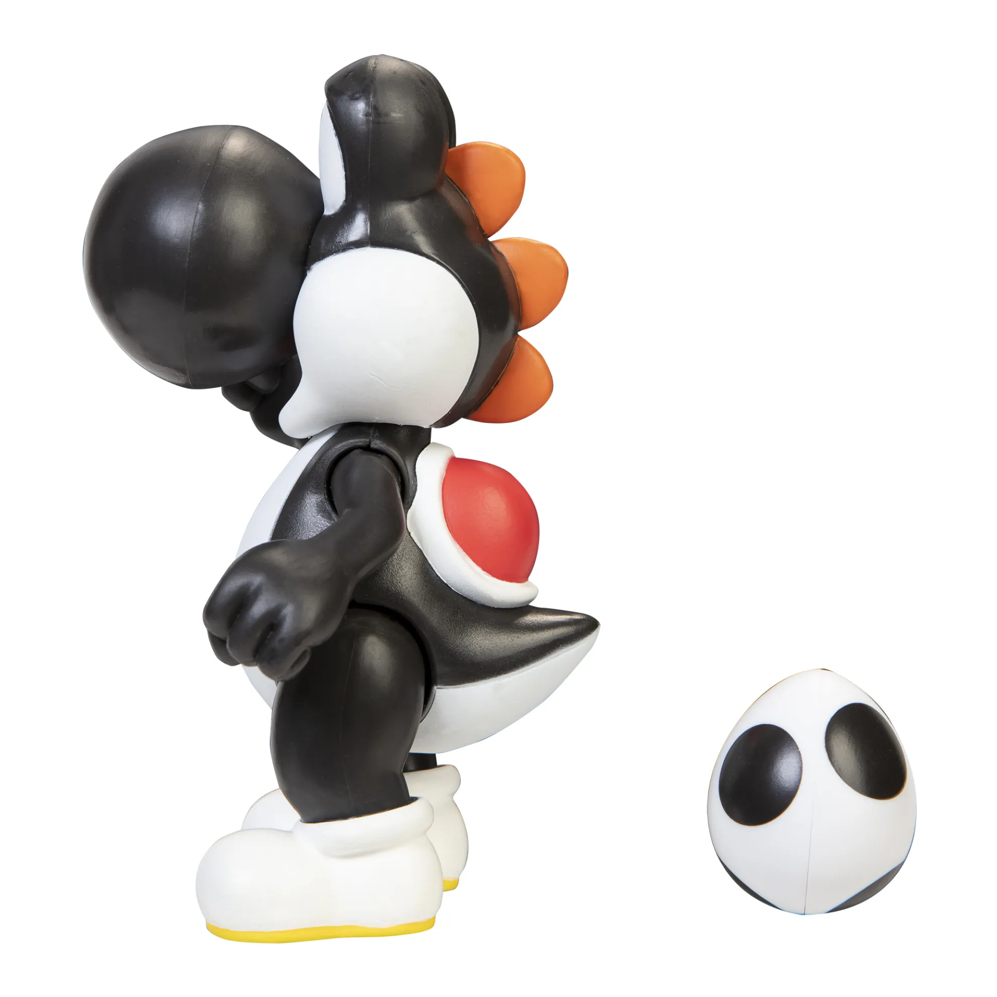 Black Yoshi With Egg 4-Inch Articulated Figure