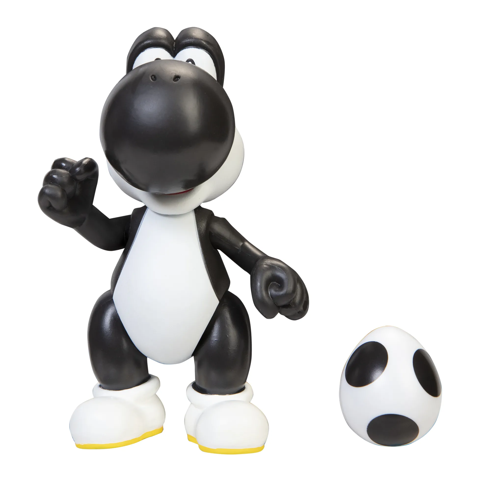 Black Yoshi With Egg 4-Inch Articulated Figure
