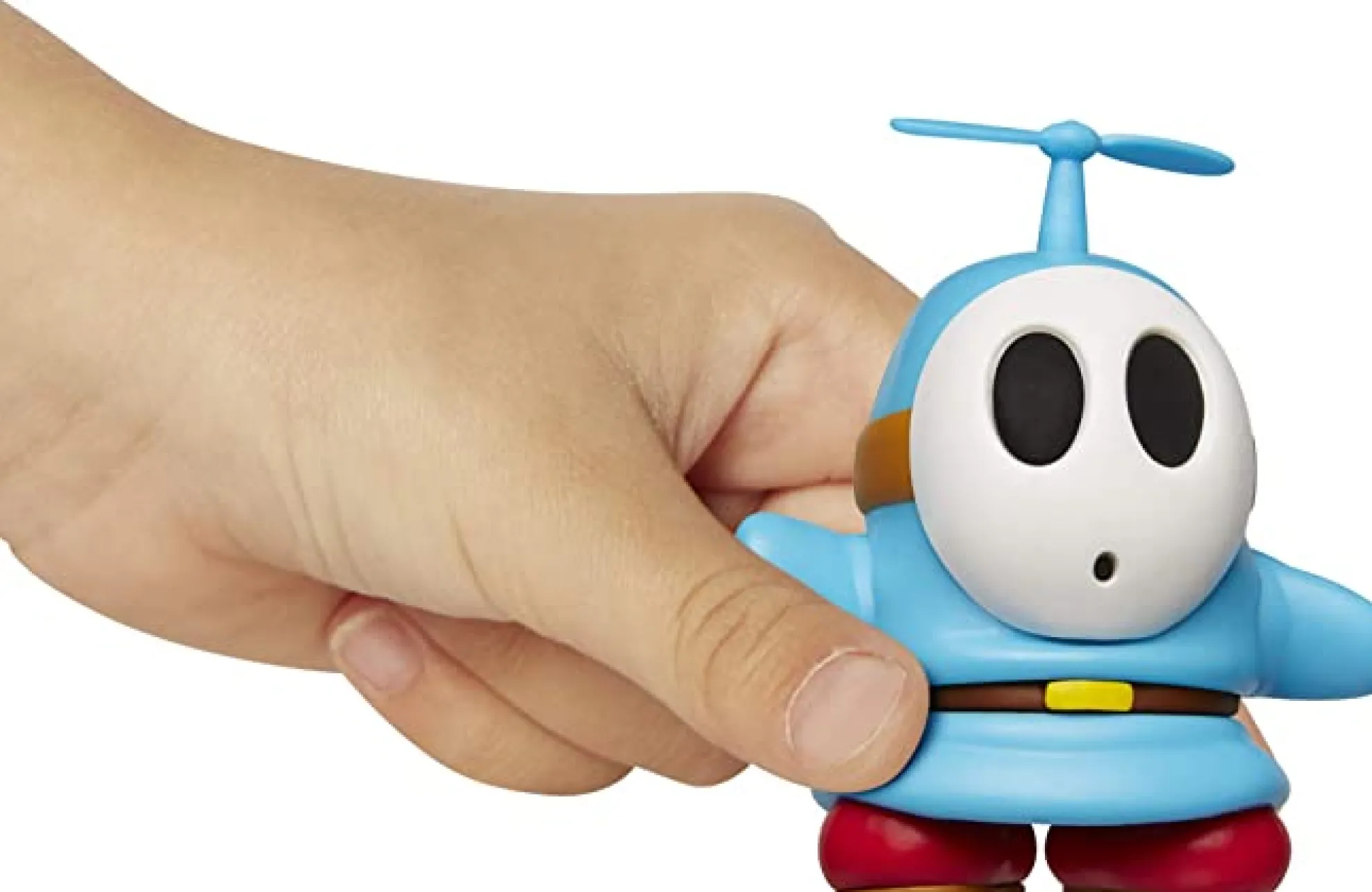 Blue Shy Guy With Propeller 4-Inch Articulated Figure