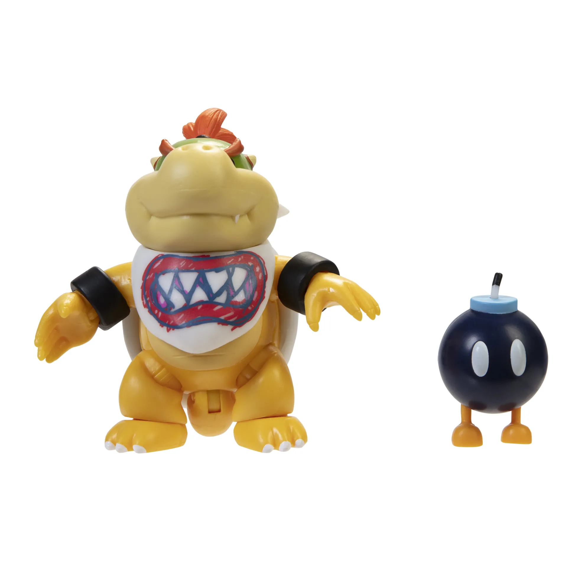Bowser Jr With Bob-Omb 4-Inch Articulated Figure