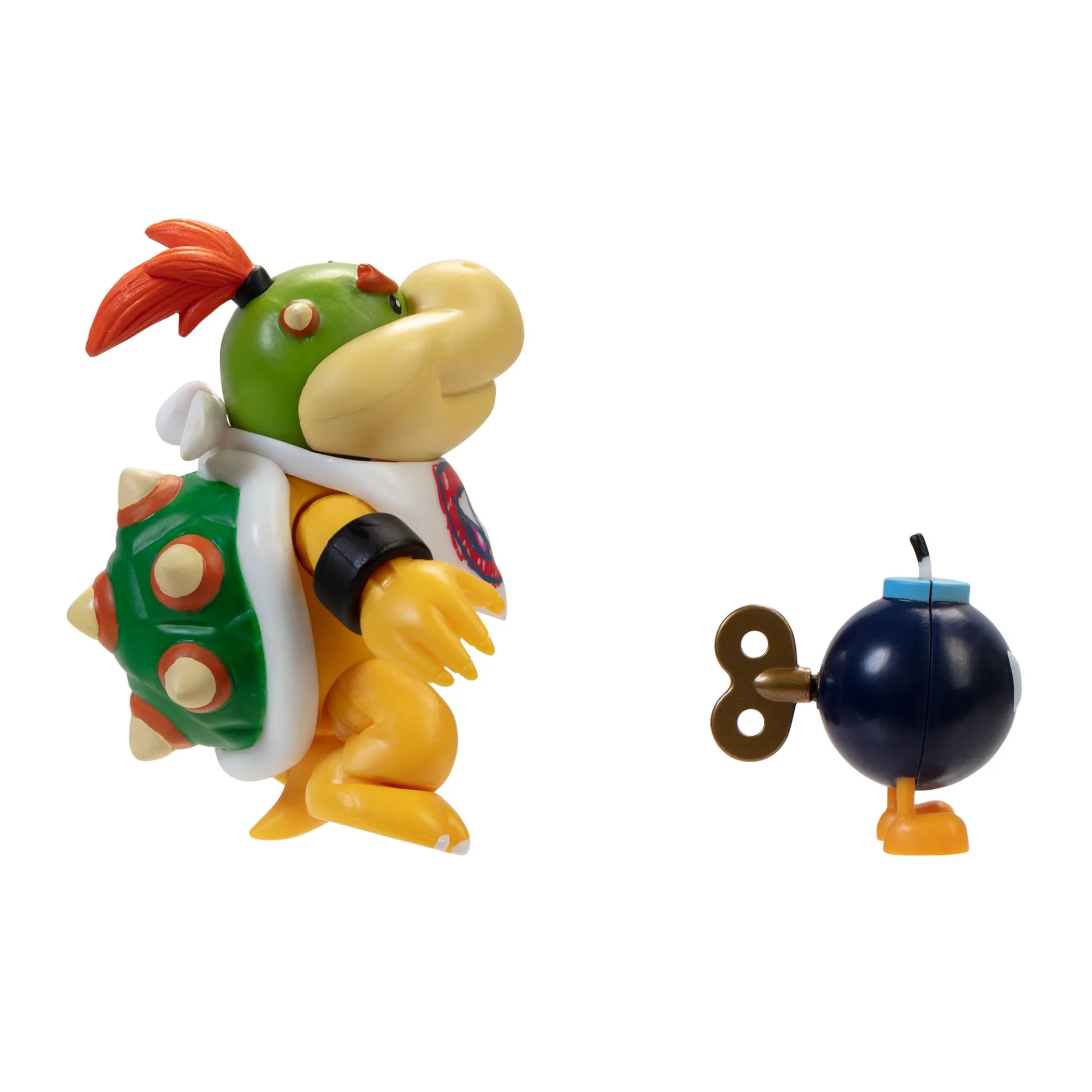Bowser Jr With Bob-Omb 4-Inch Articulated Figure