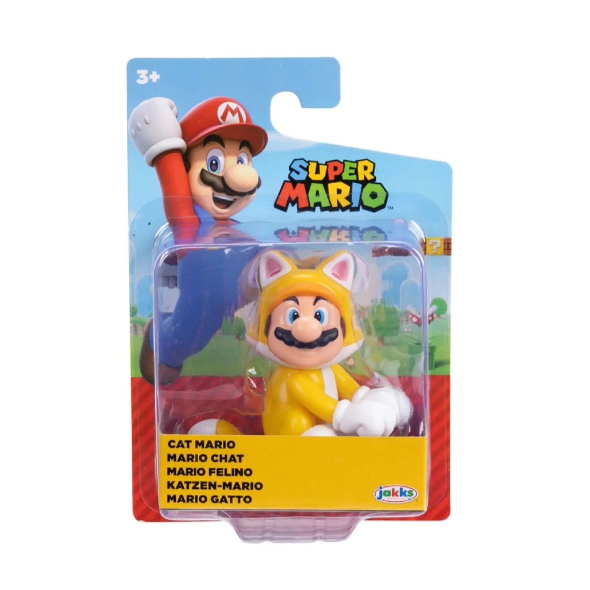 Cat Mario 2.5-Inch Articulated Figure