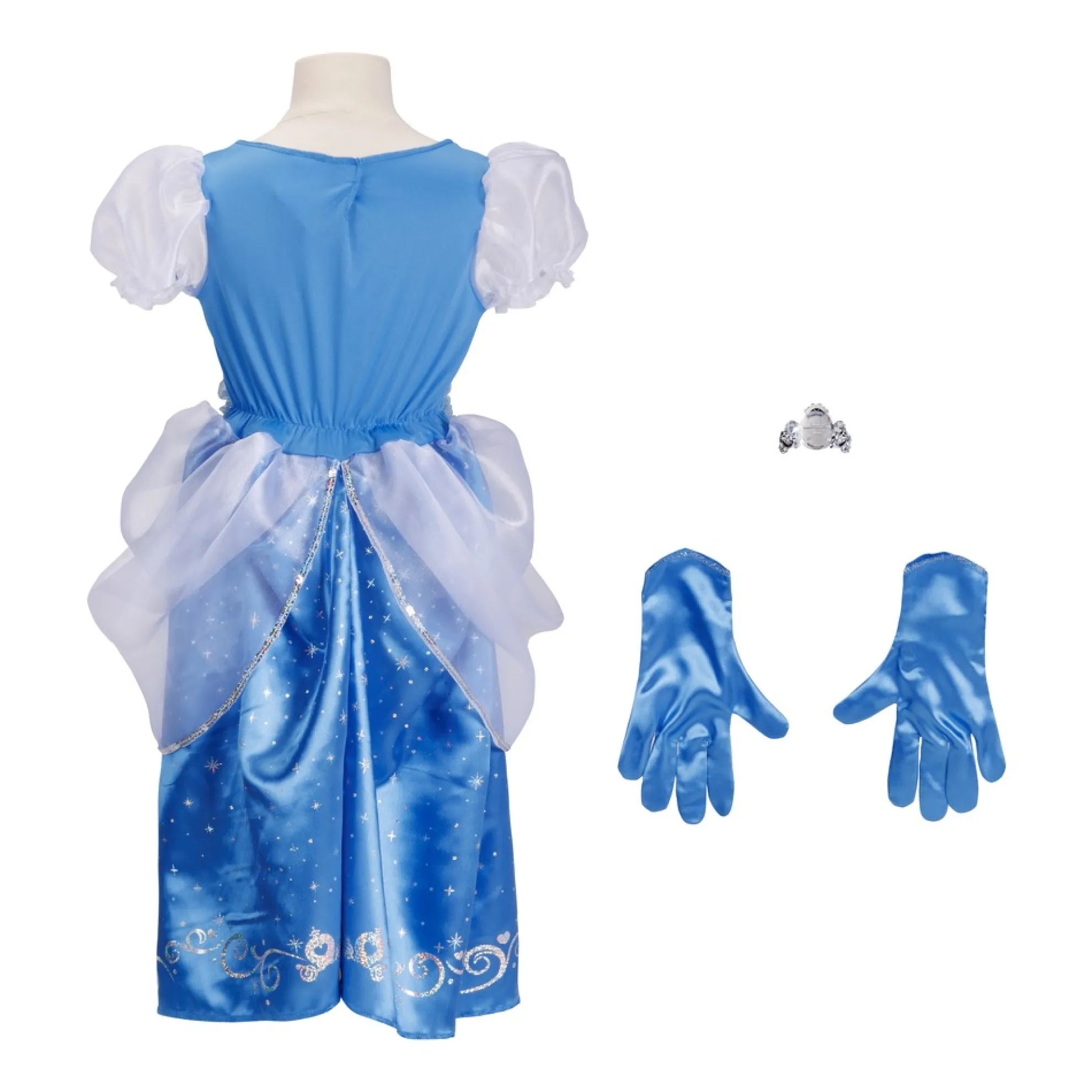 Cinderella Majestic Dress With Bracelet & Gloves