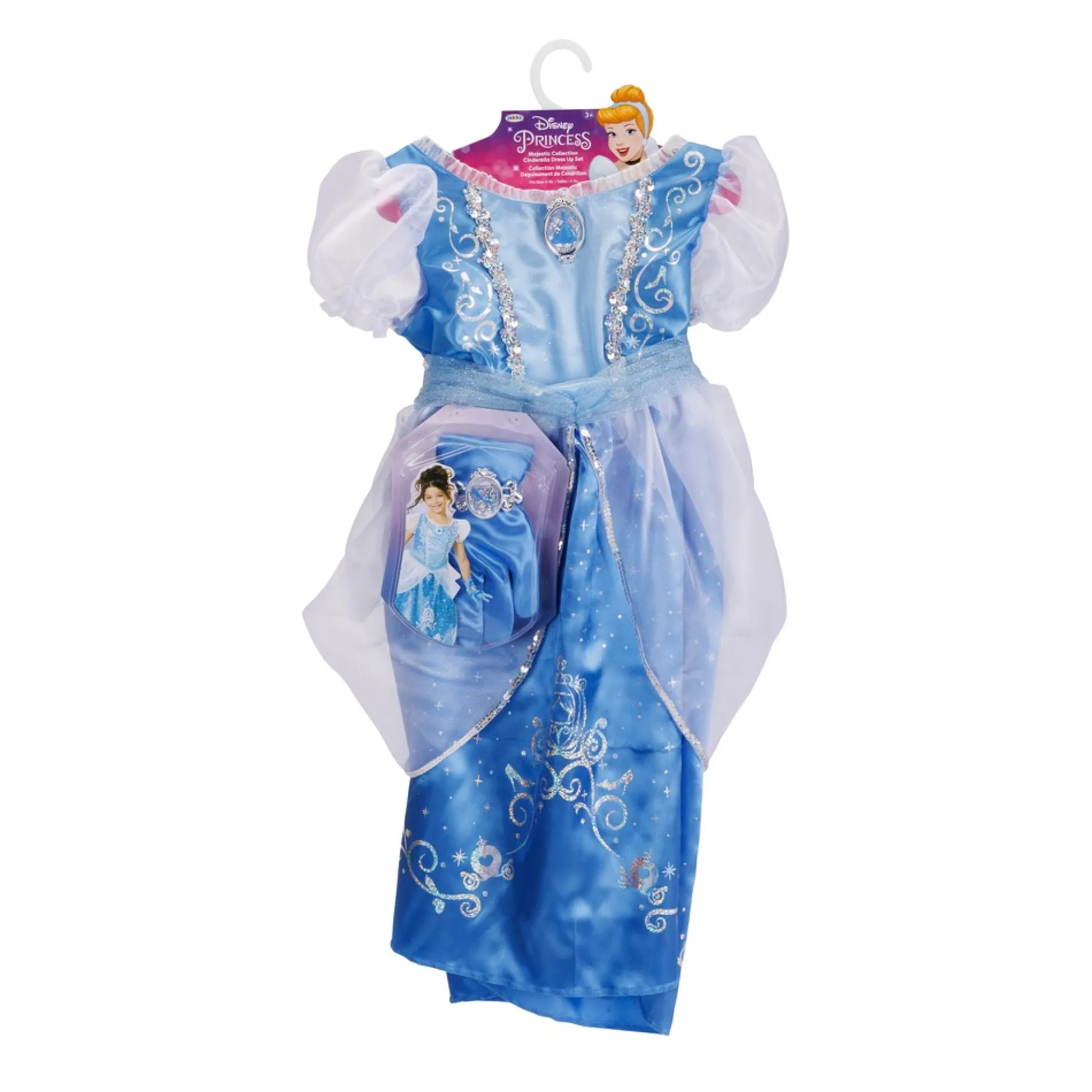 Cinderella Majestic Dress With Bracelet & Gloves
