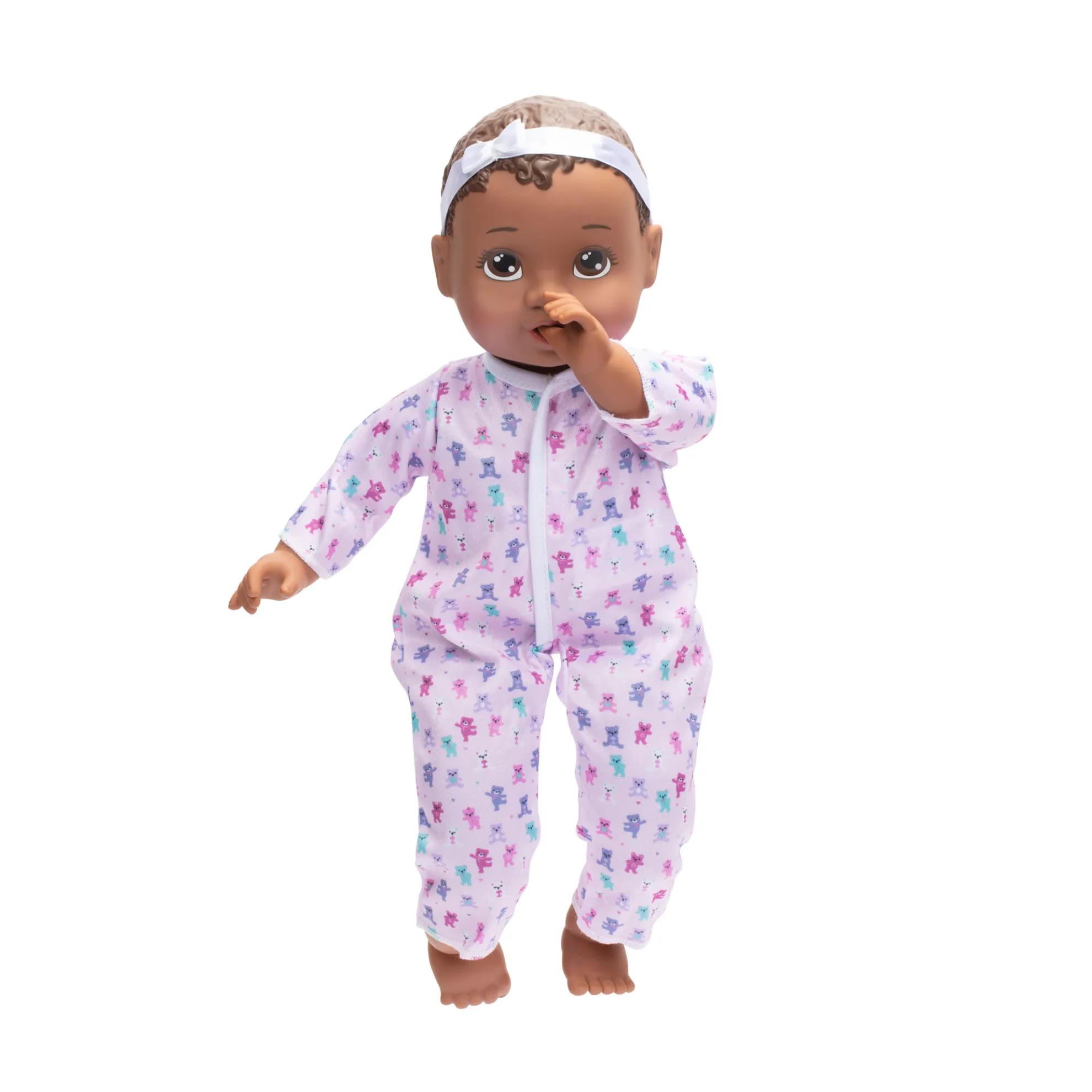 Cuddle & Care Girl Doll Dark Brunette With Brown Eyes