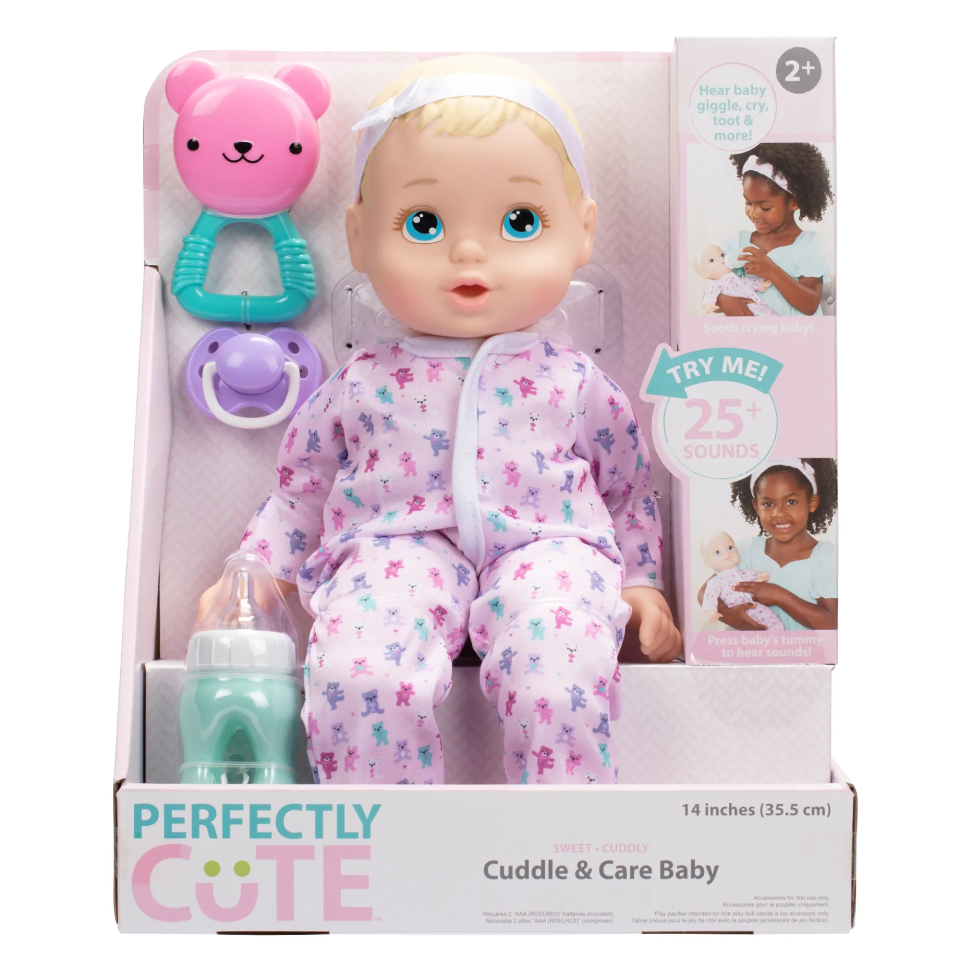 Cuddle & Care Girl Doll Blonde With Blue Eyes