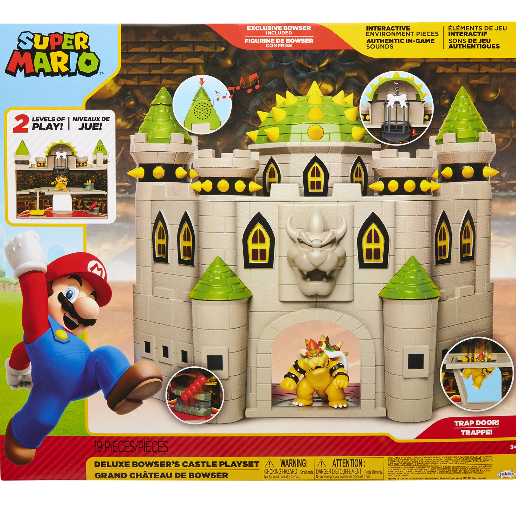 Dlx Bowser Castle Playset