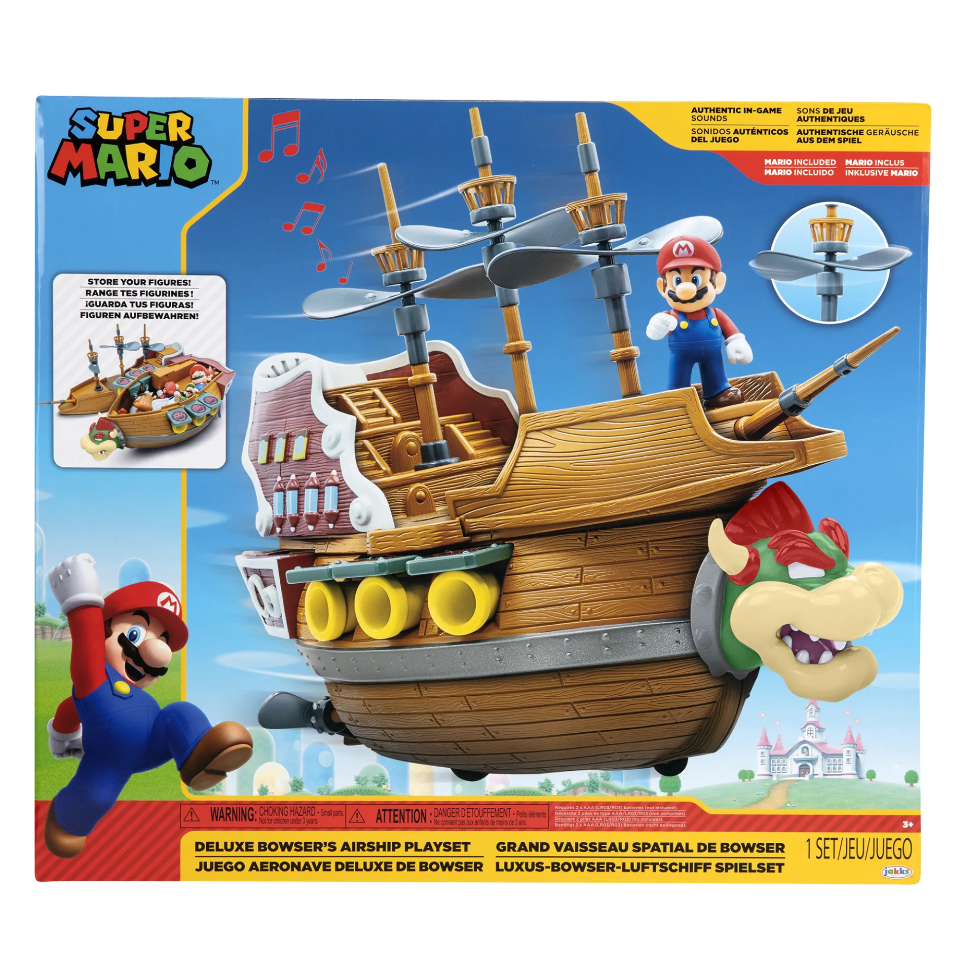 Dlx Bowser's Airship Playset