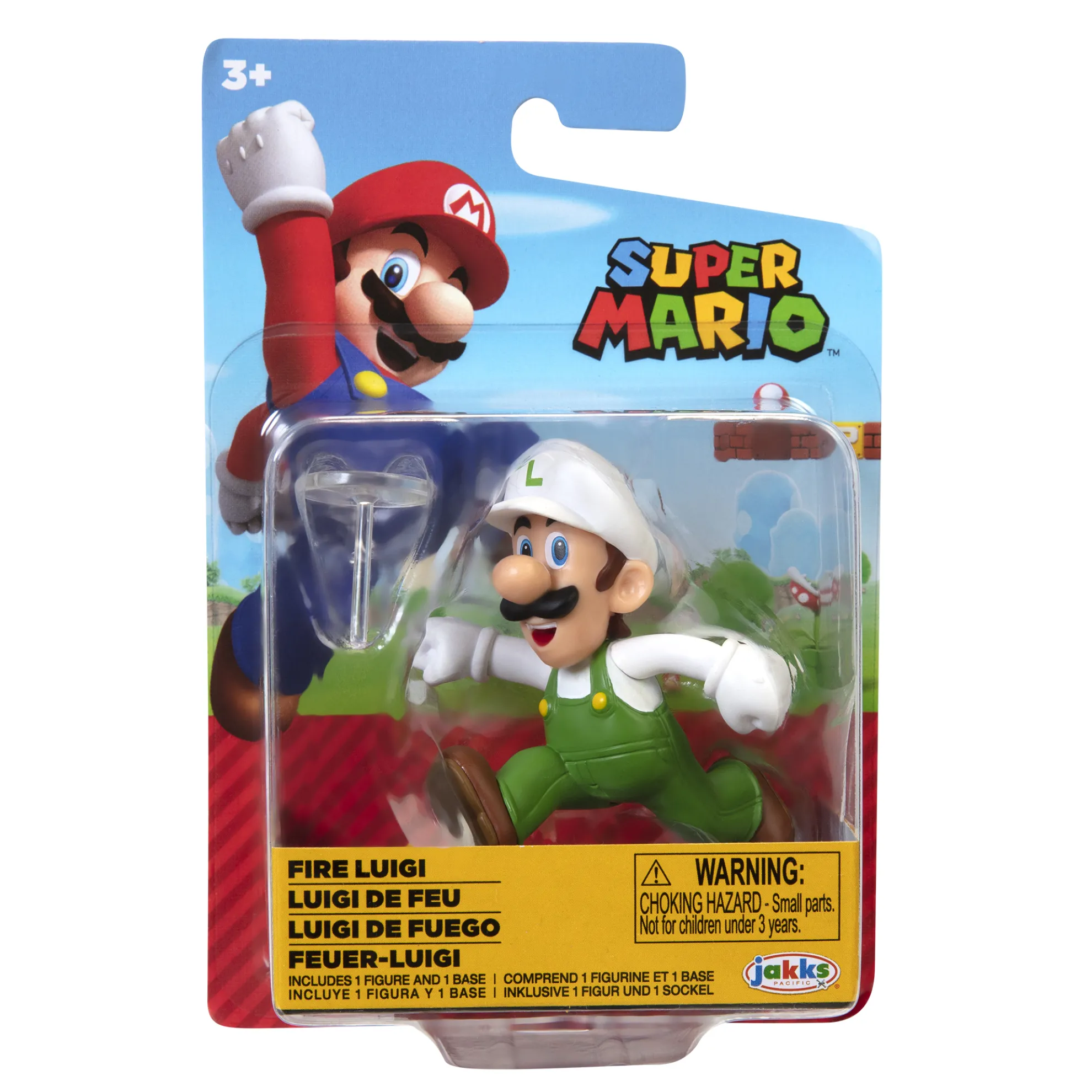 Fire Luigi 2.5-Inch Articulated Figure