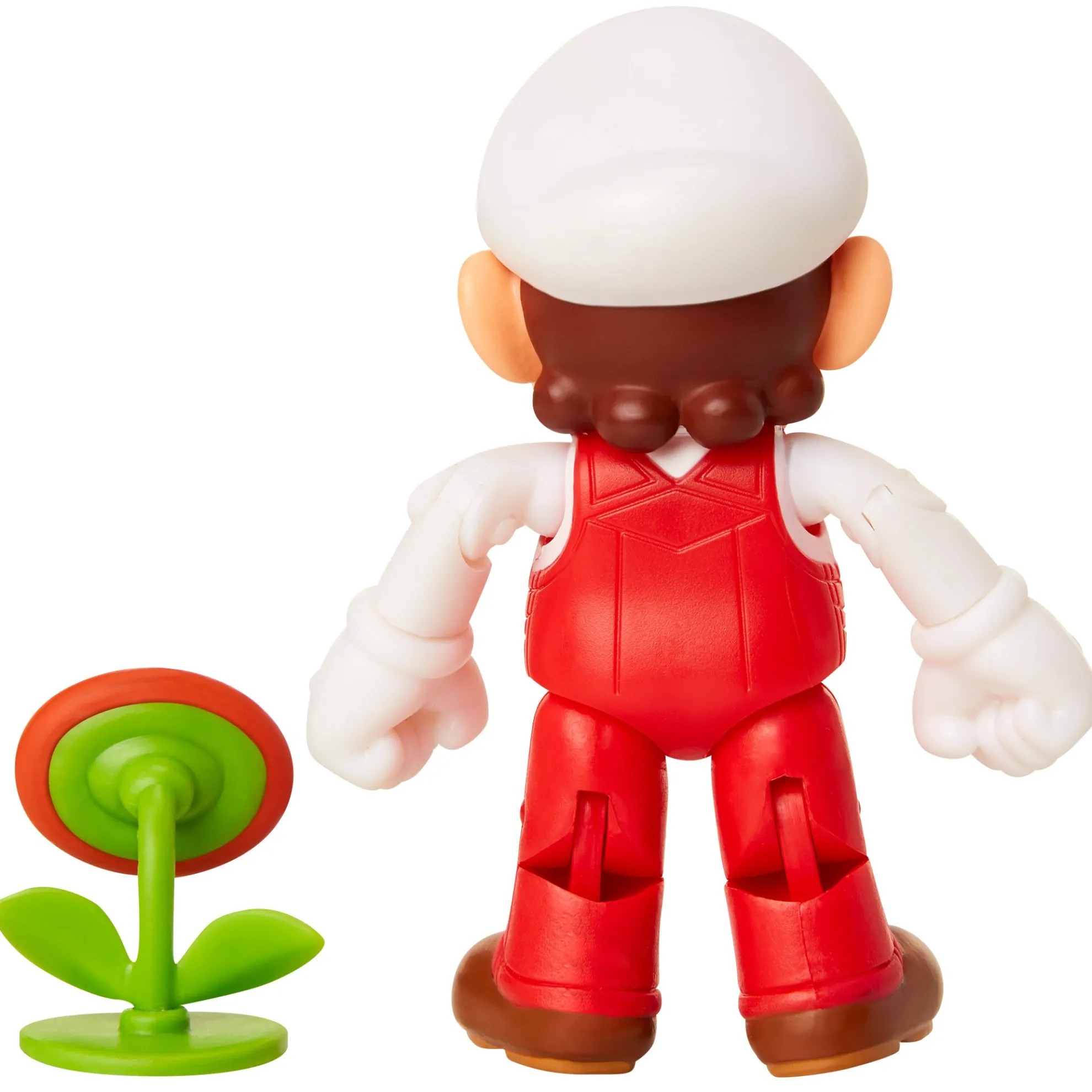 Fire Mario With Fire Flower 4-Inch Articulated Figure