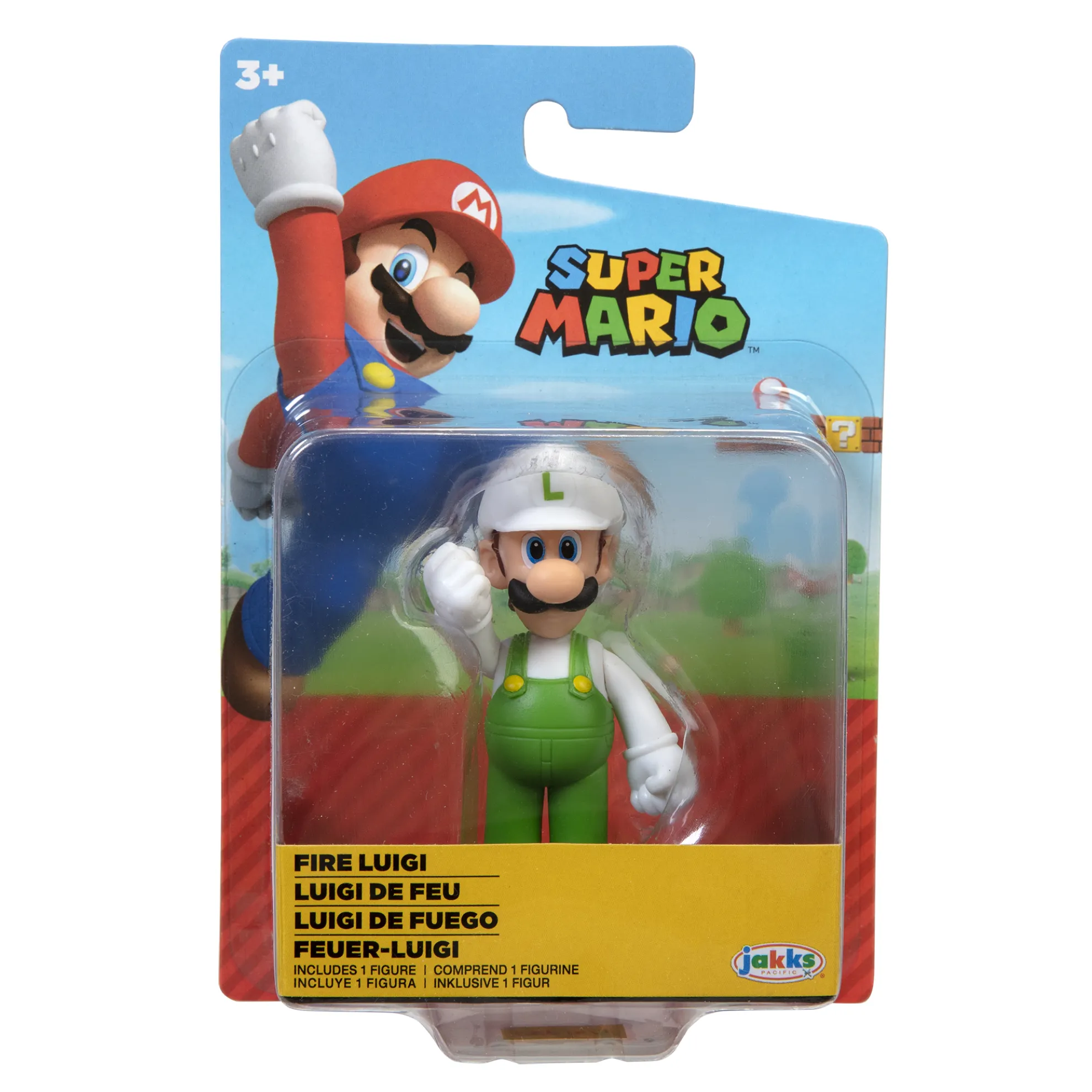 Fire Standing Luigi 2.5-Inch Articulated Figure