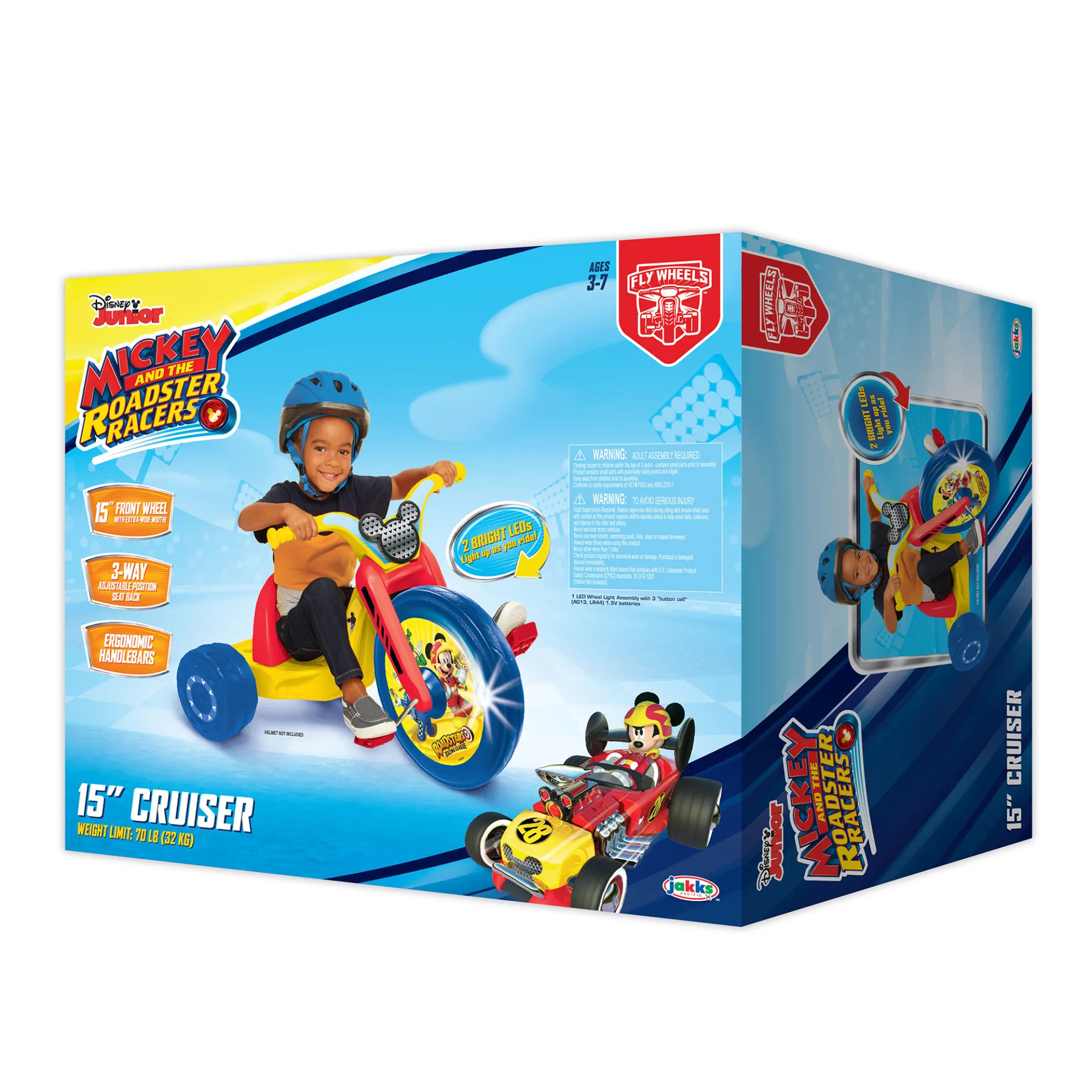 Fly Wheels 15-Inch Mickey Mouse Roadster Racers