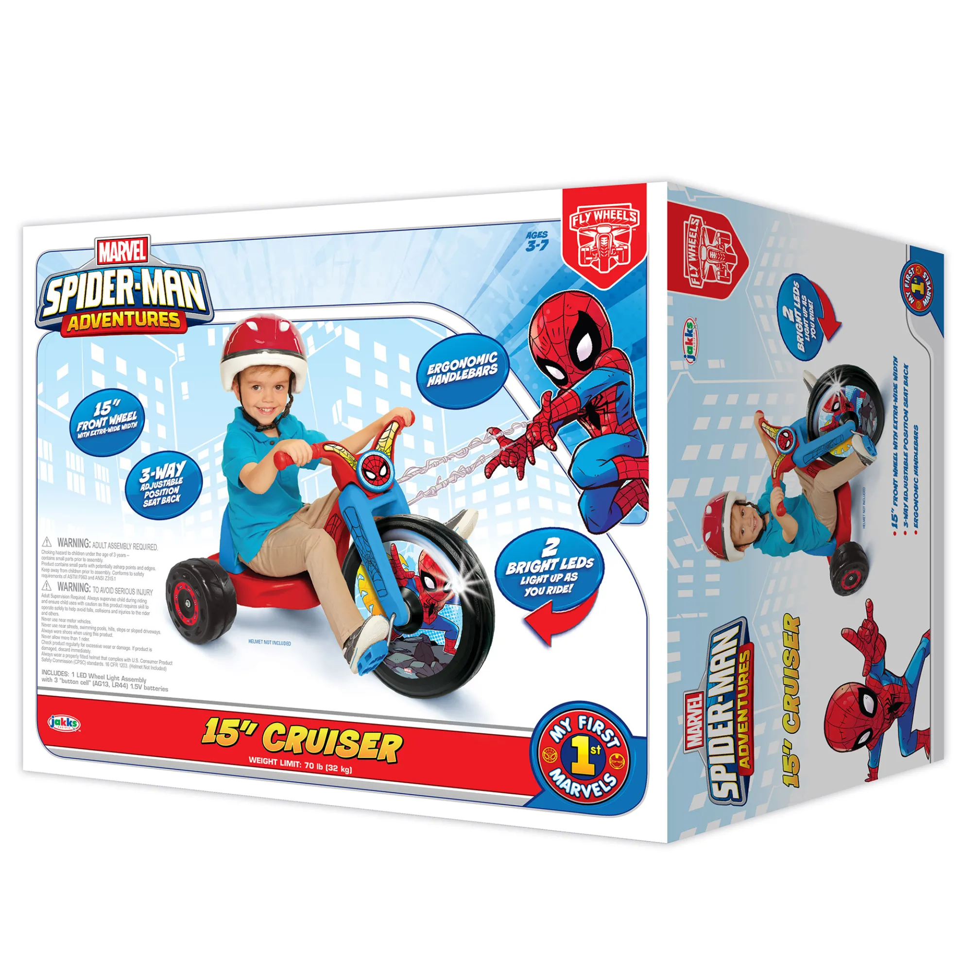 Fly Wheels 15-Inch Spiderman