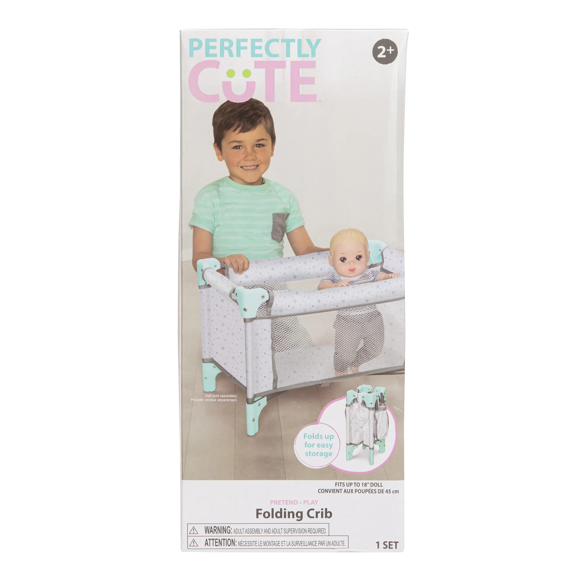 Folding Crib Mint