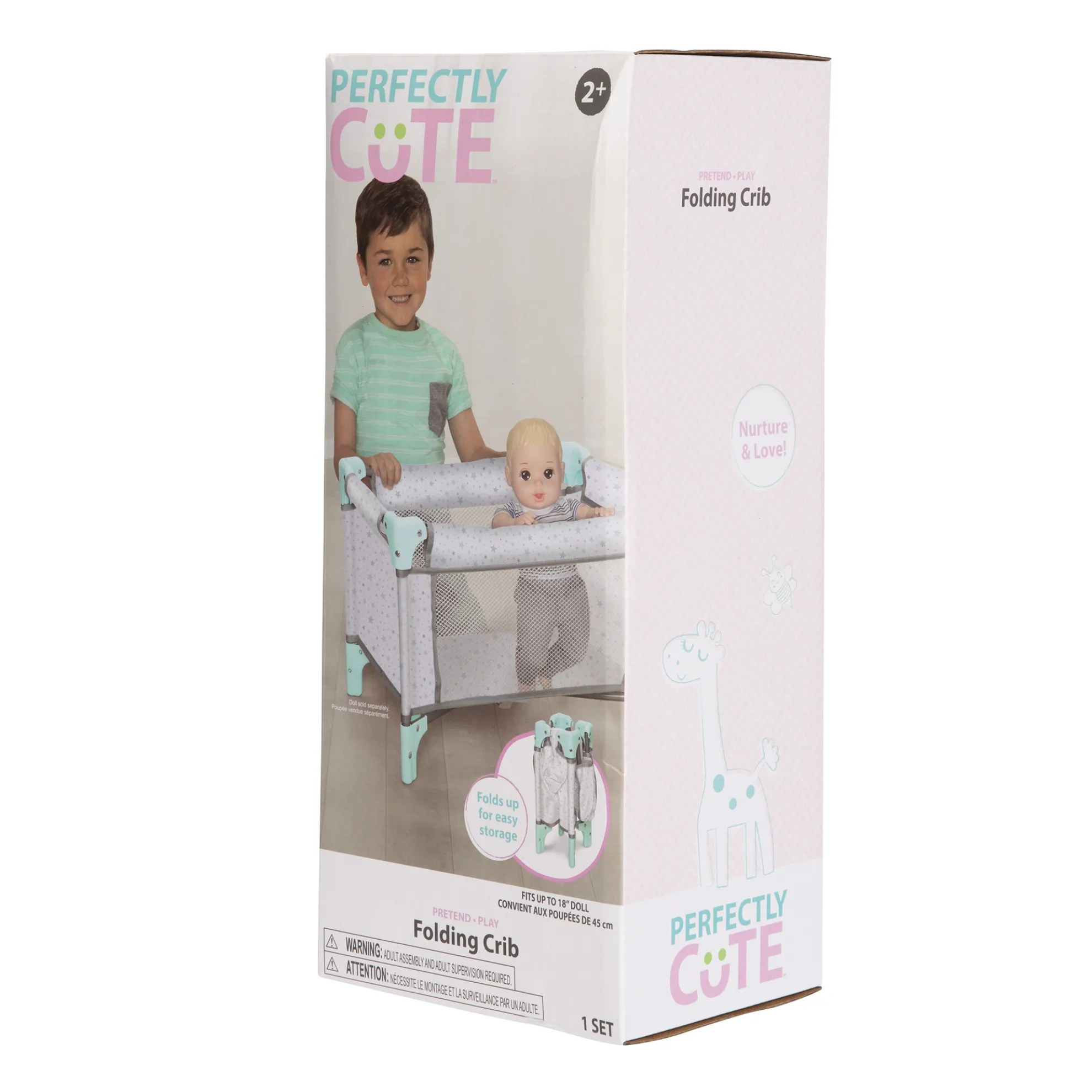 Folding Crib Mint