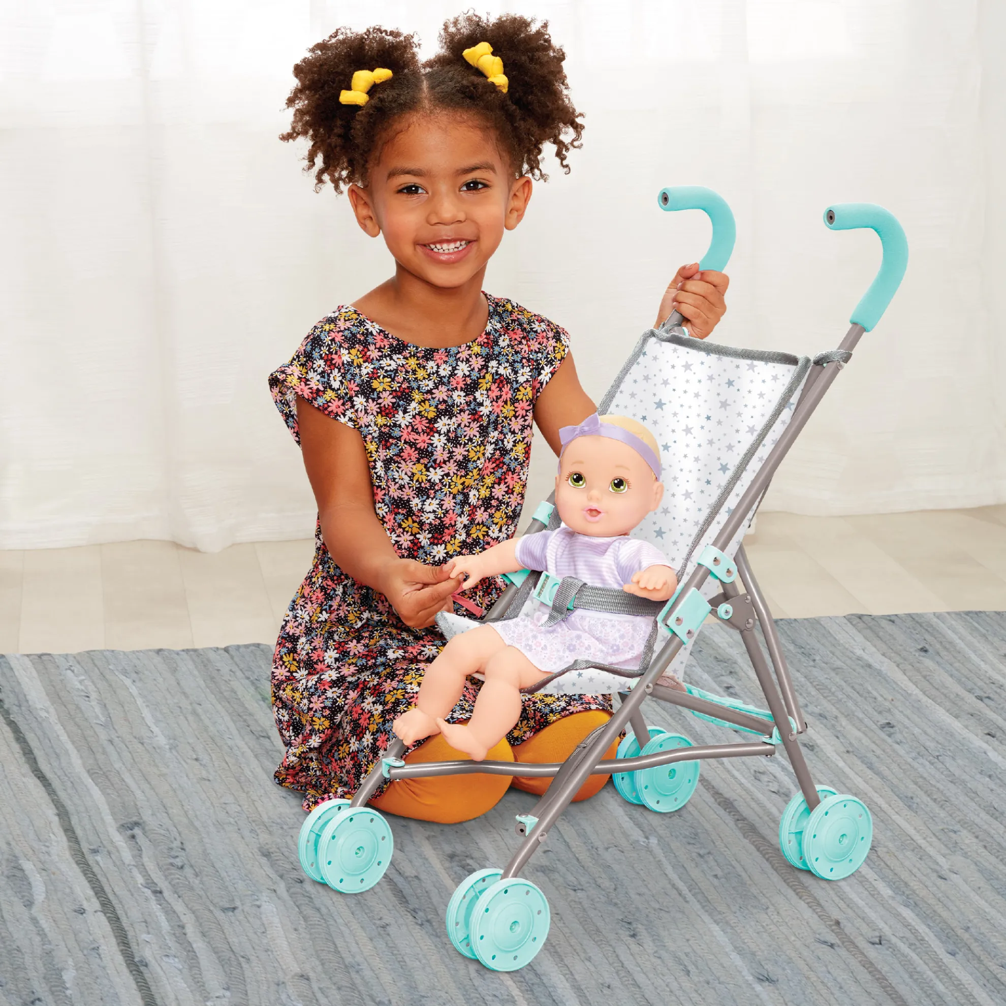 Fold-Up Stroller Mint