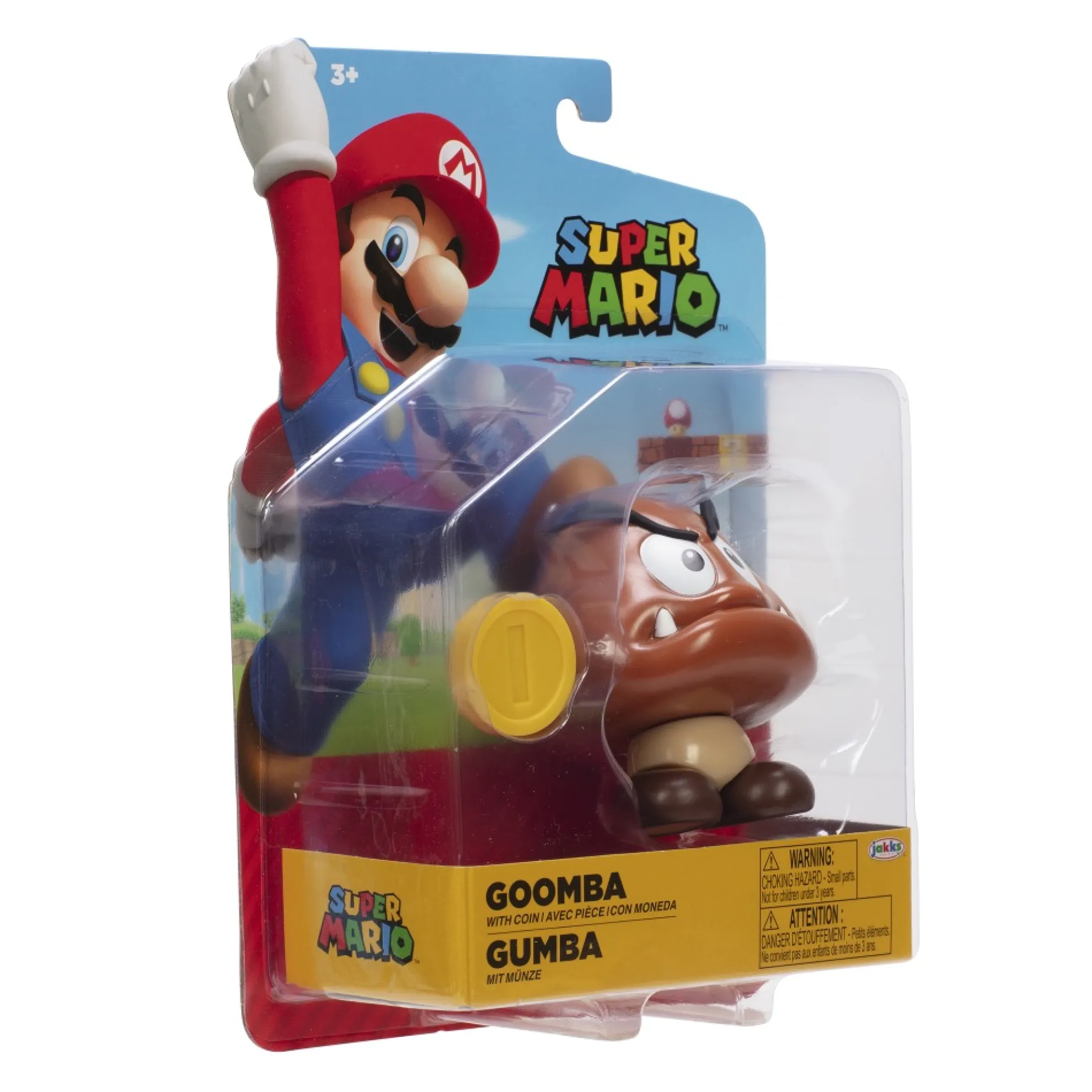 Goomba 4-Inch Articulated Figure With Coin