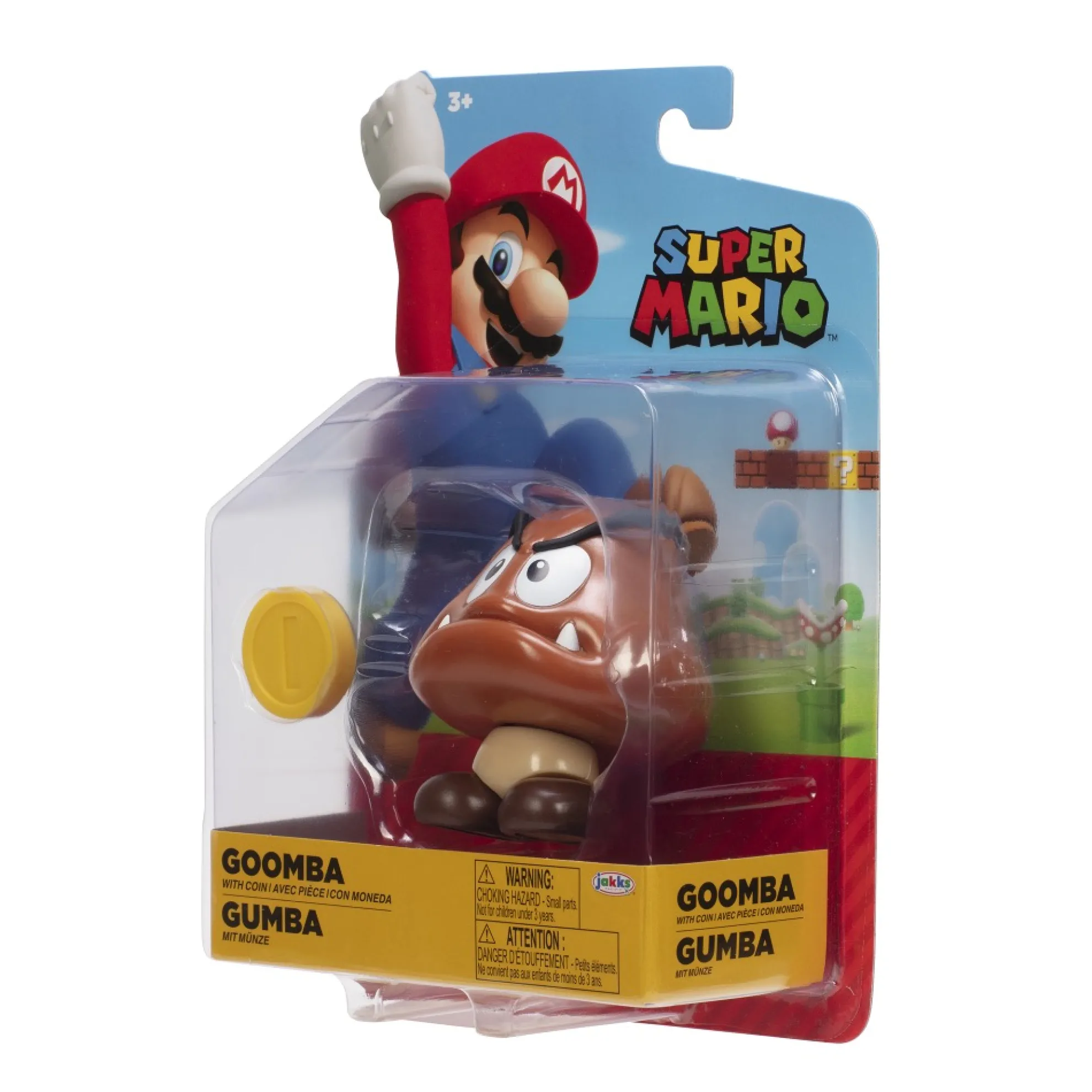 Goomba 4-Inch Articulated Figure With Coin