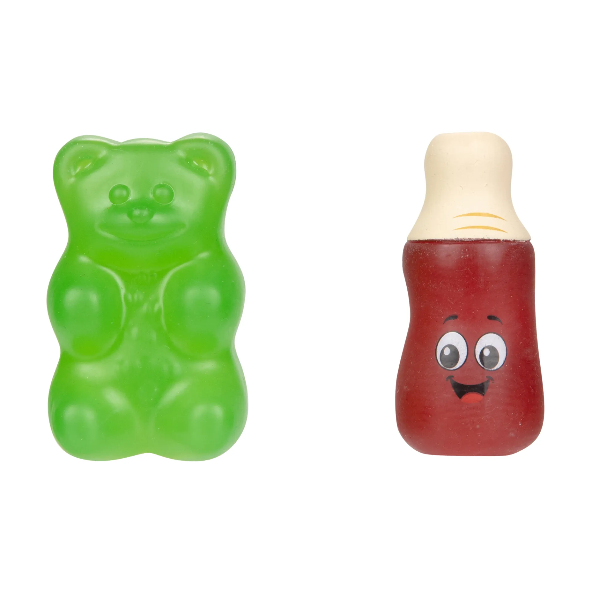 Green Gummi Bear & Happy Cola Figure 2 Packs
