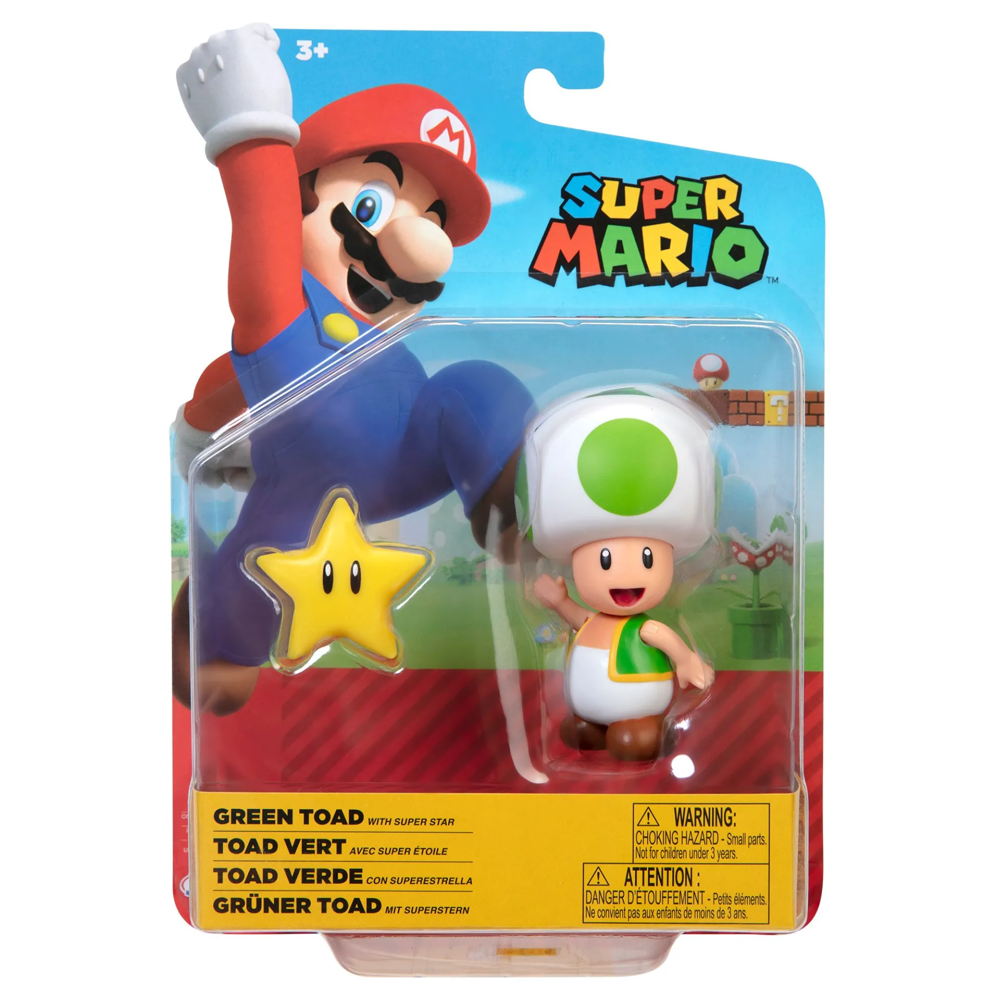 Green Toad With Star 4-Inch Articulated Figure