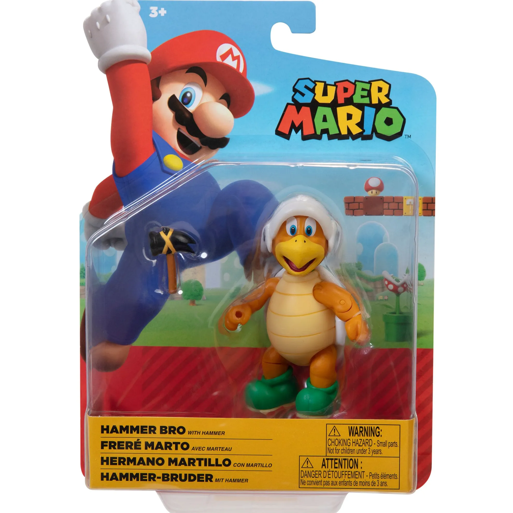 Hammer Bro With Hammer 4-Inch Articulated Figure