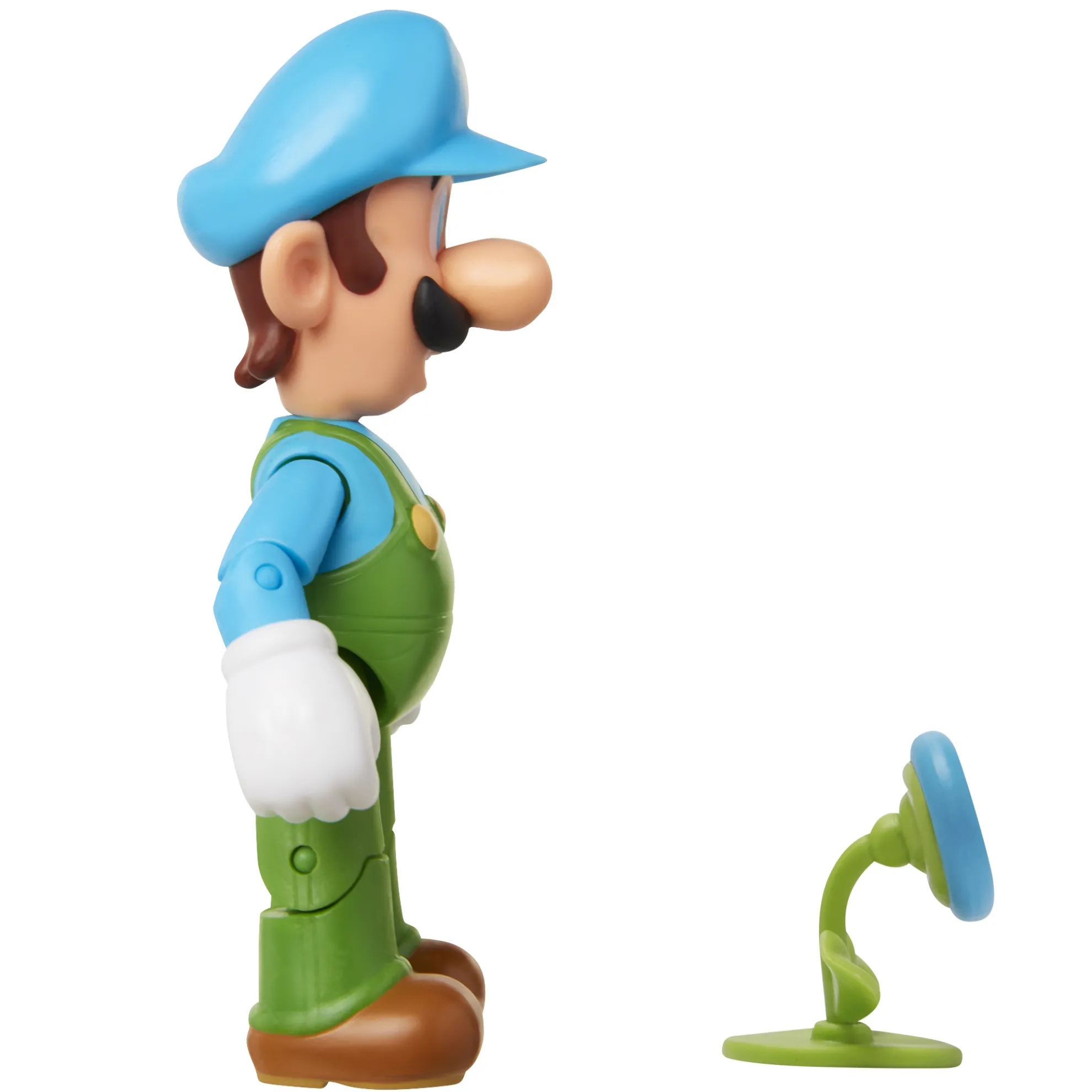 Ice Luigi With Ice Flower 4-Inch Articulated Figure