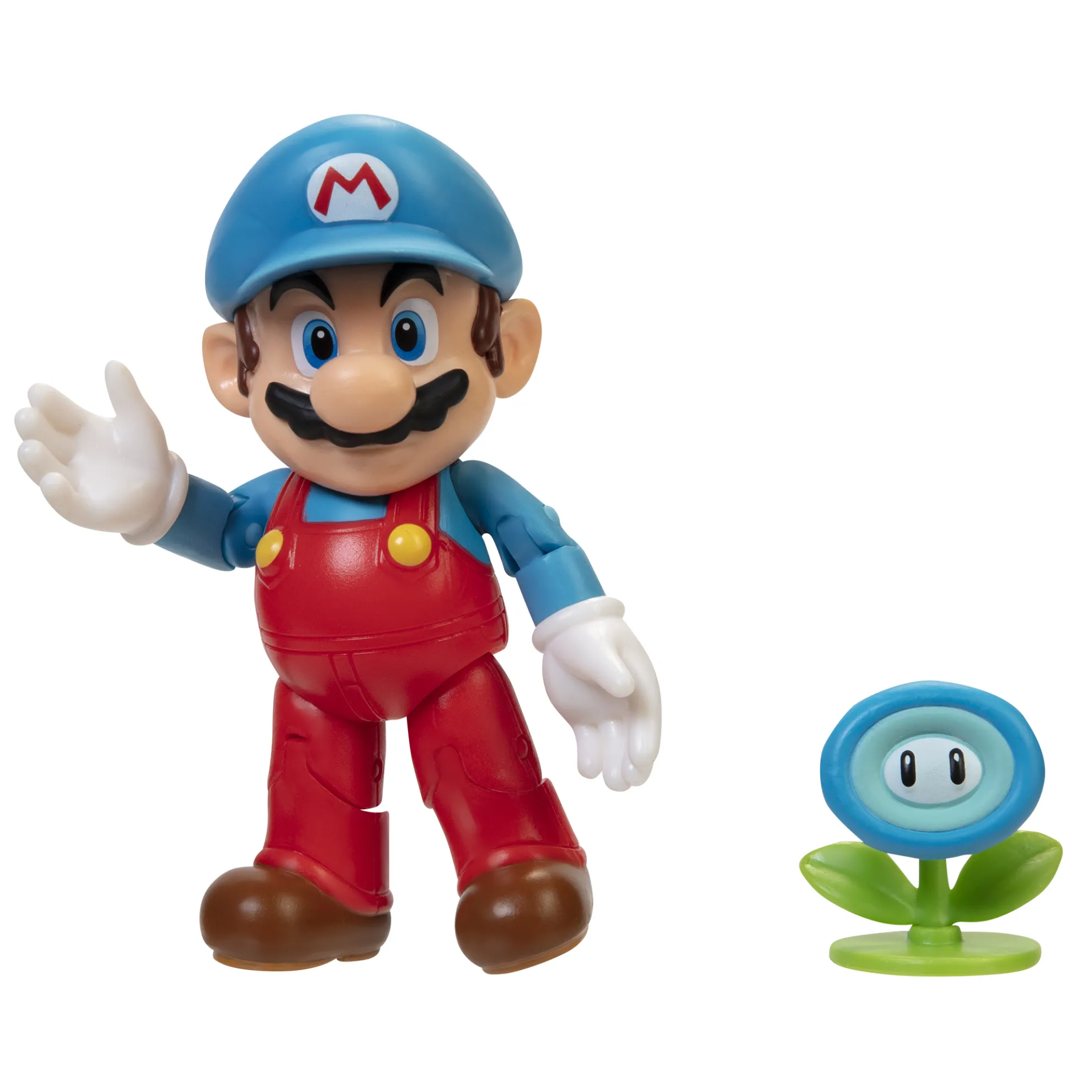 Ice Mario With Ice Flower 4-Inch Articulated Figure