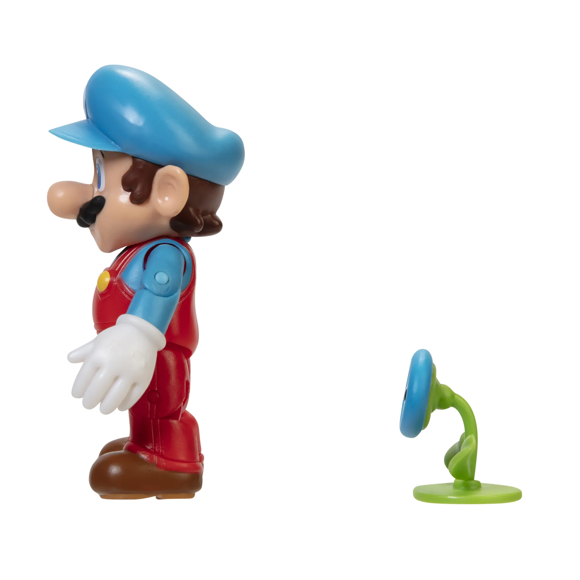 Ice Mario With Ice Flower 4-Inch Articulated Figure