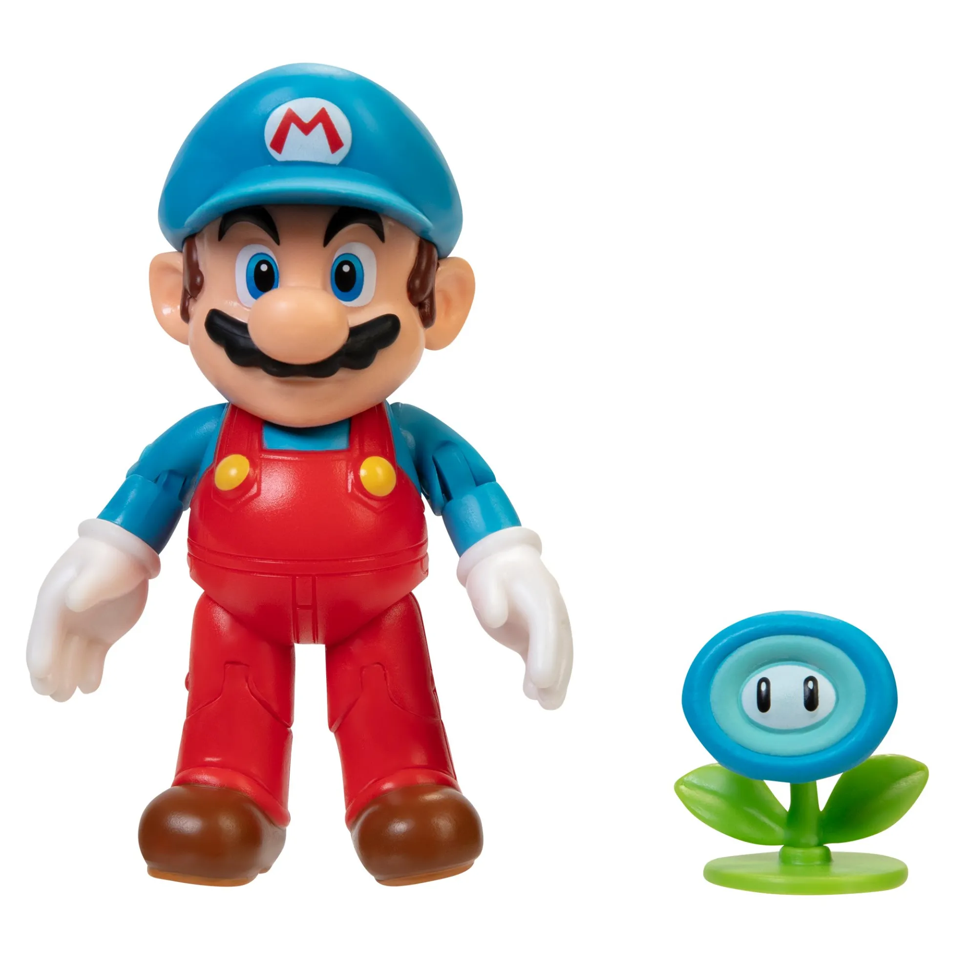 Ice Mario With Ice Flower 4-Inch Articulated Figure