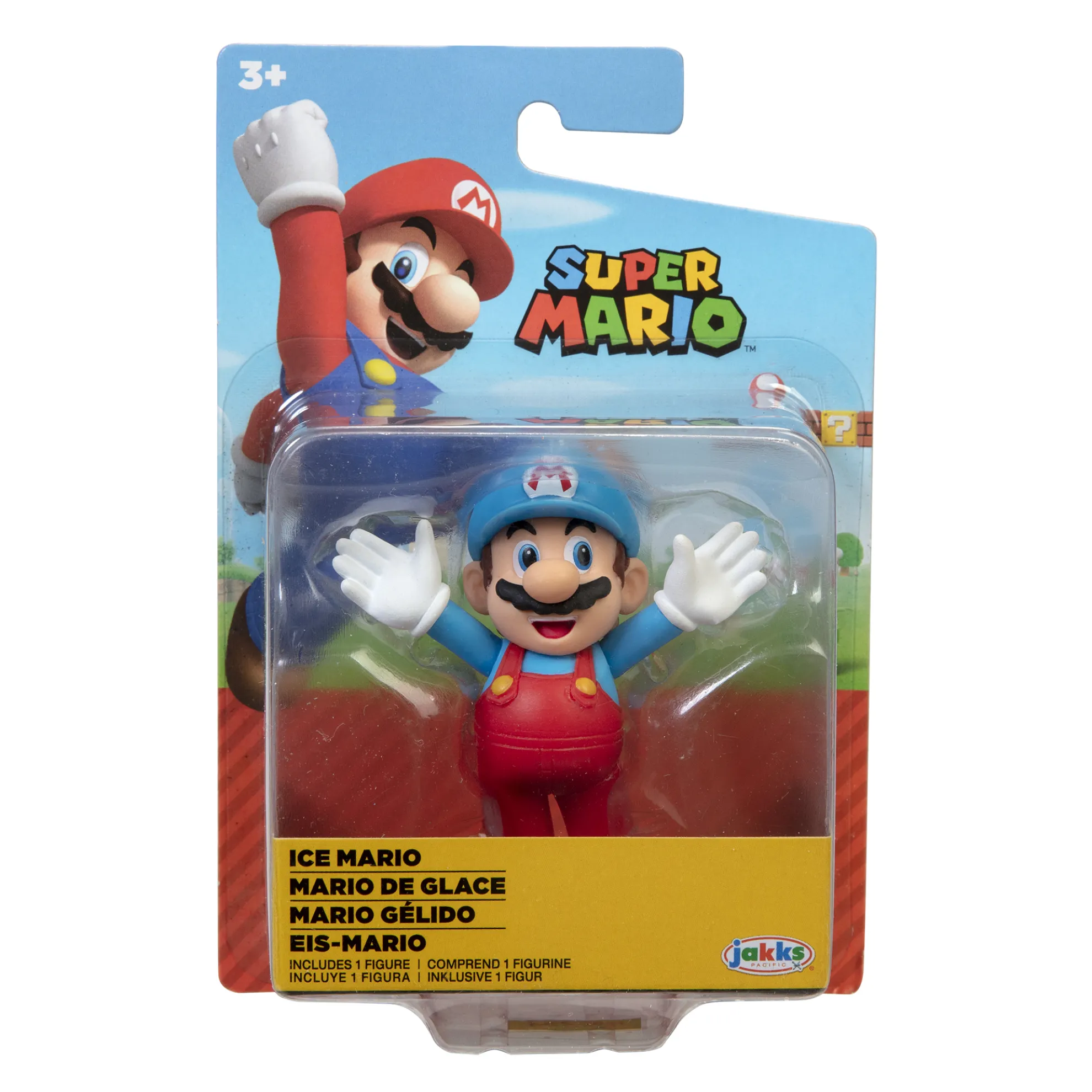 Ice Open Arms Mario 2.5-Inch Articulated Figure