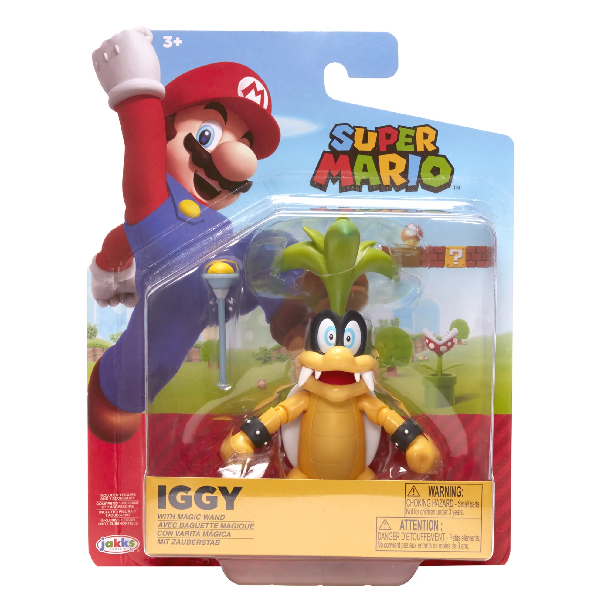 Iggy Koopa With Wand 4-Inch Articulated Figure