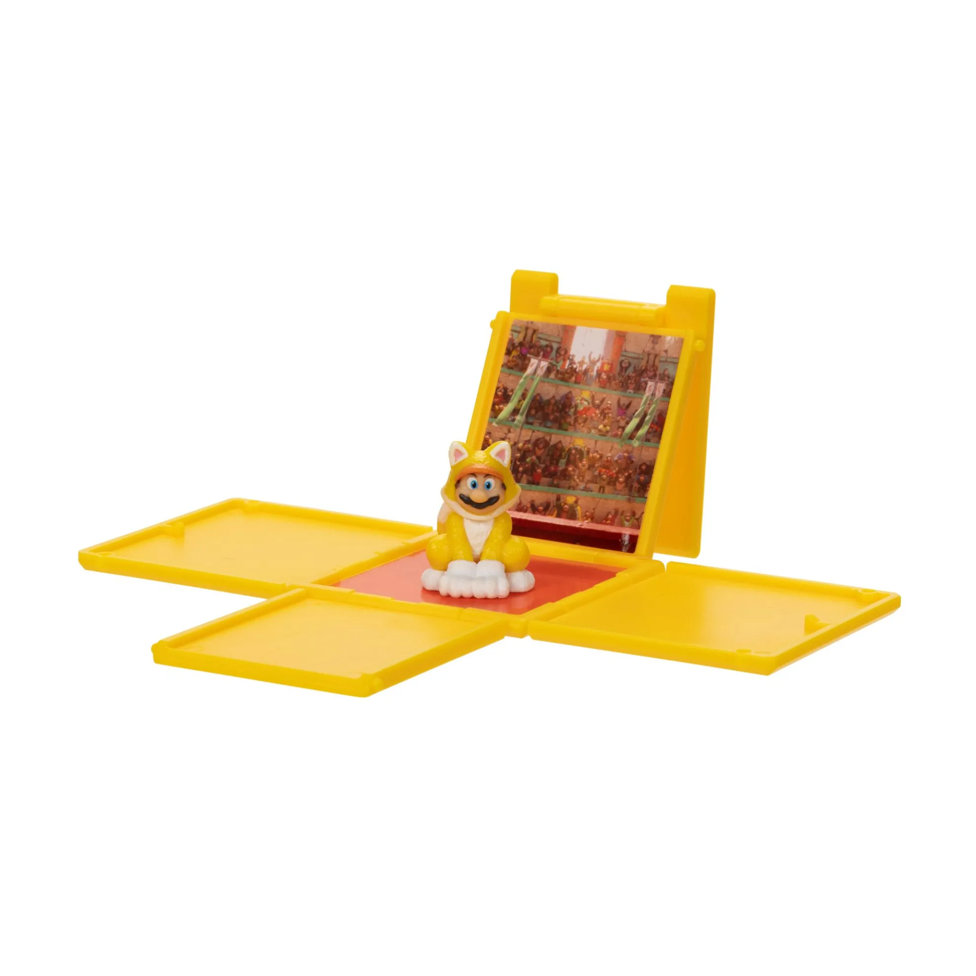 1.25-Inch Cat Mario Mini Figure With Question Block