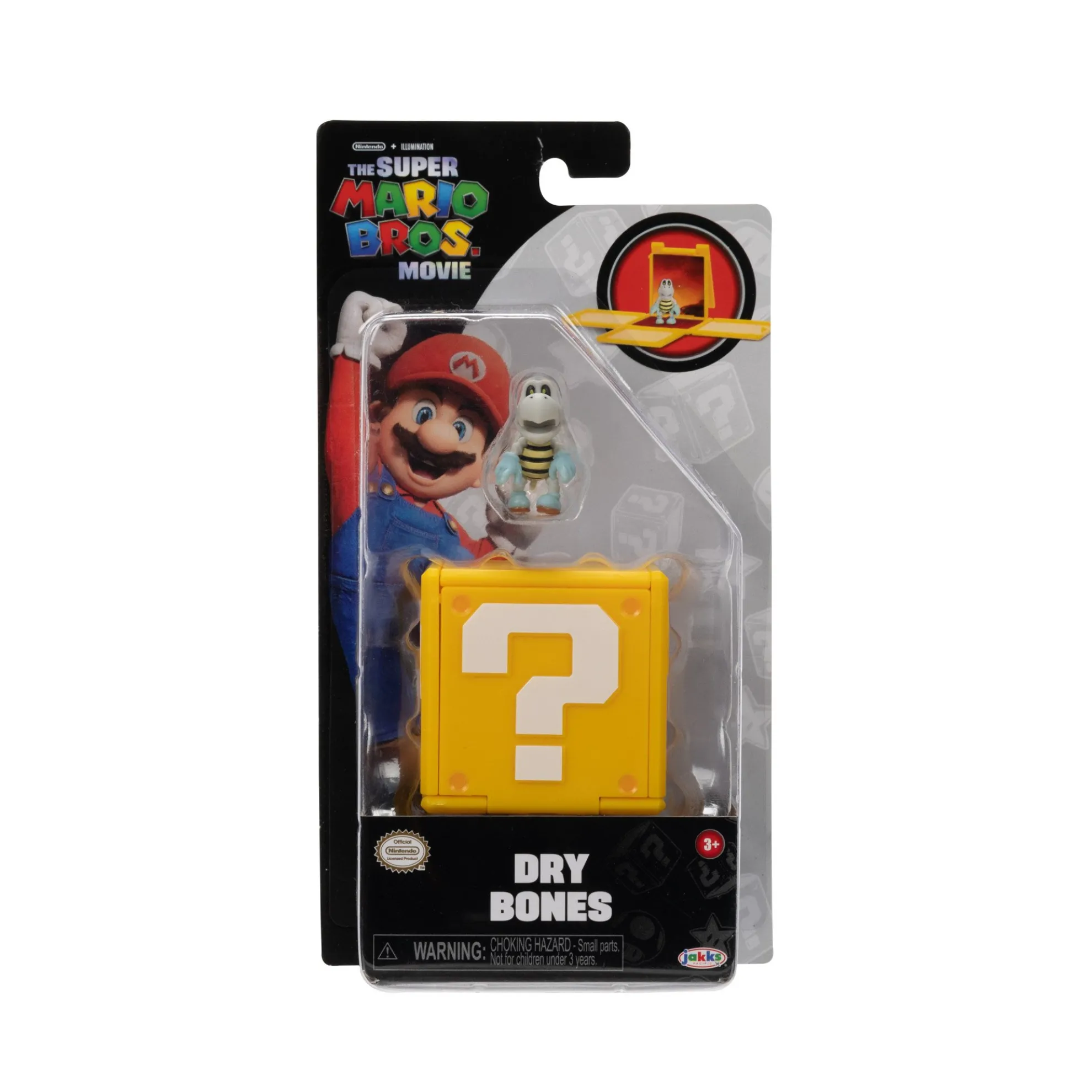 1.25-Inch Dry Bones Mini Figure With Question Block