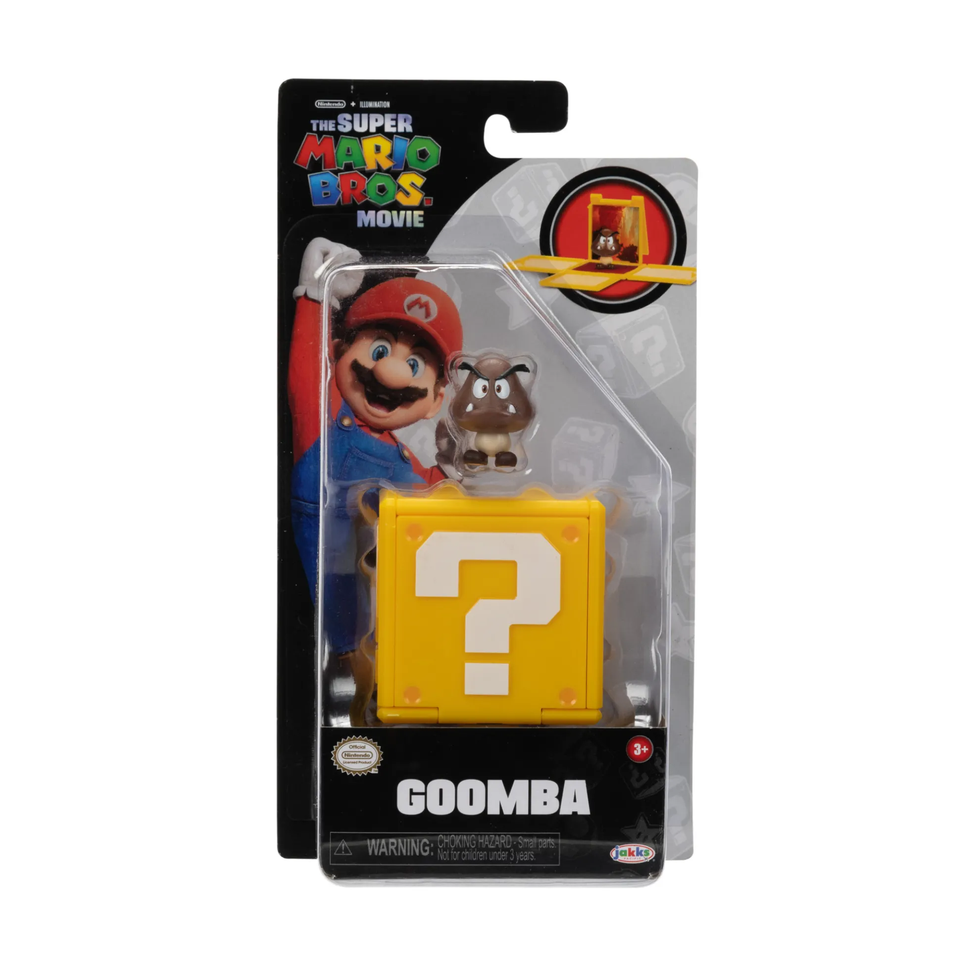 1.25-Inch Goomba Mini Figure With Question Block