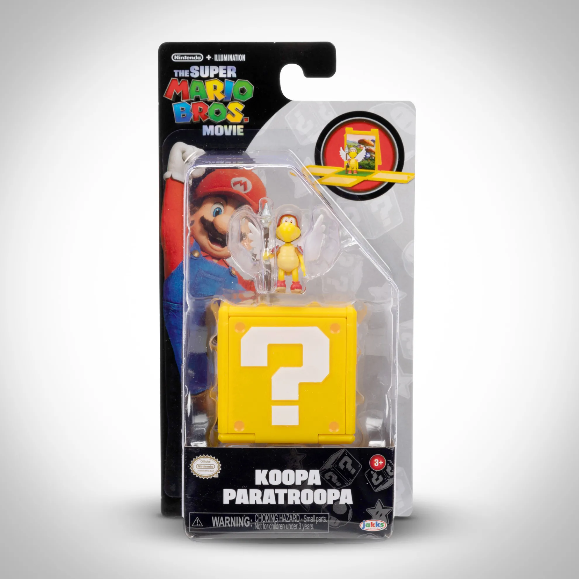 1.25-Inch Koopa Paratroopa Mini Figure With Question Block