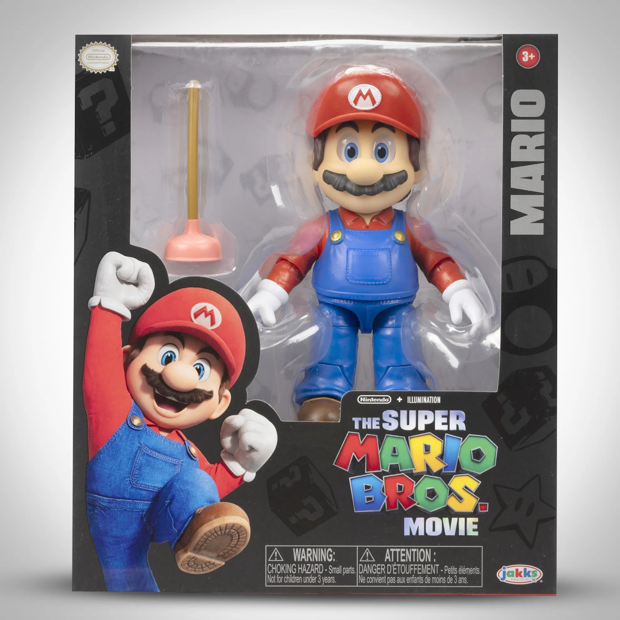 5-Inch Mario Figure With Plunger Accessory