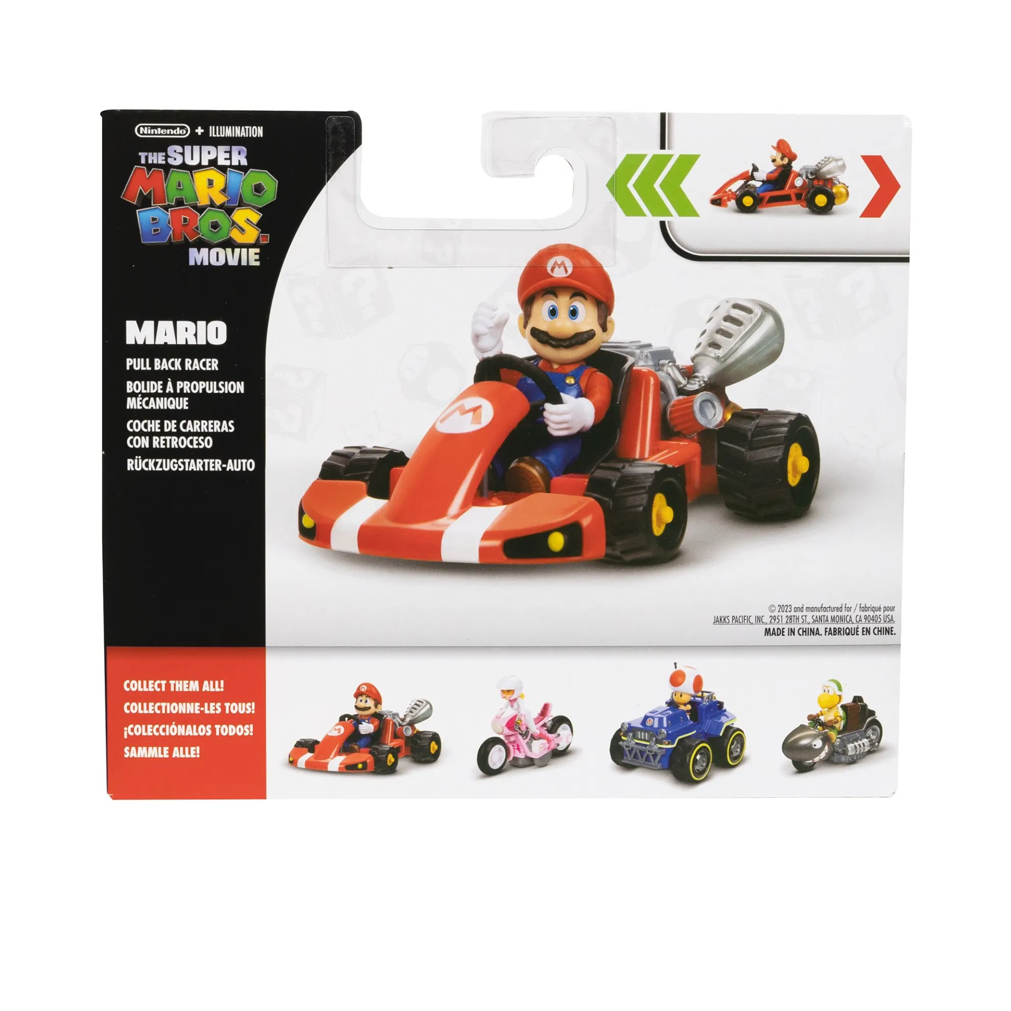 2.5-Inch Mario Figure With Pull Back Racer