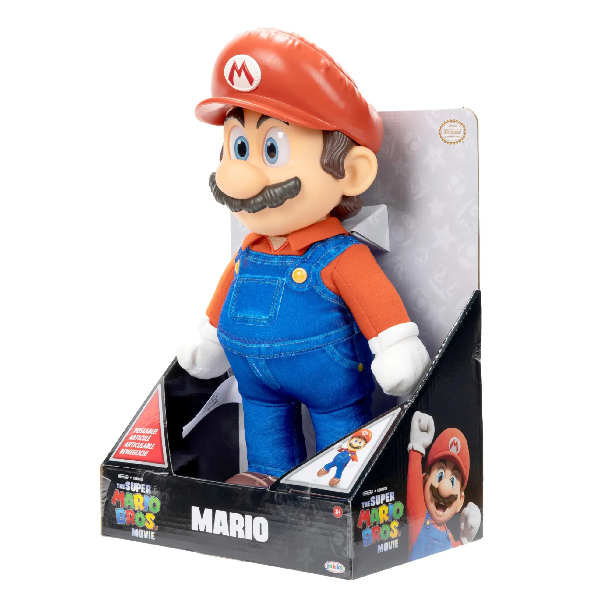 14-Inch Mario Posable Plush