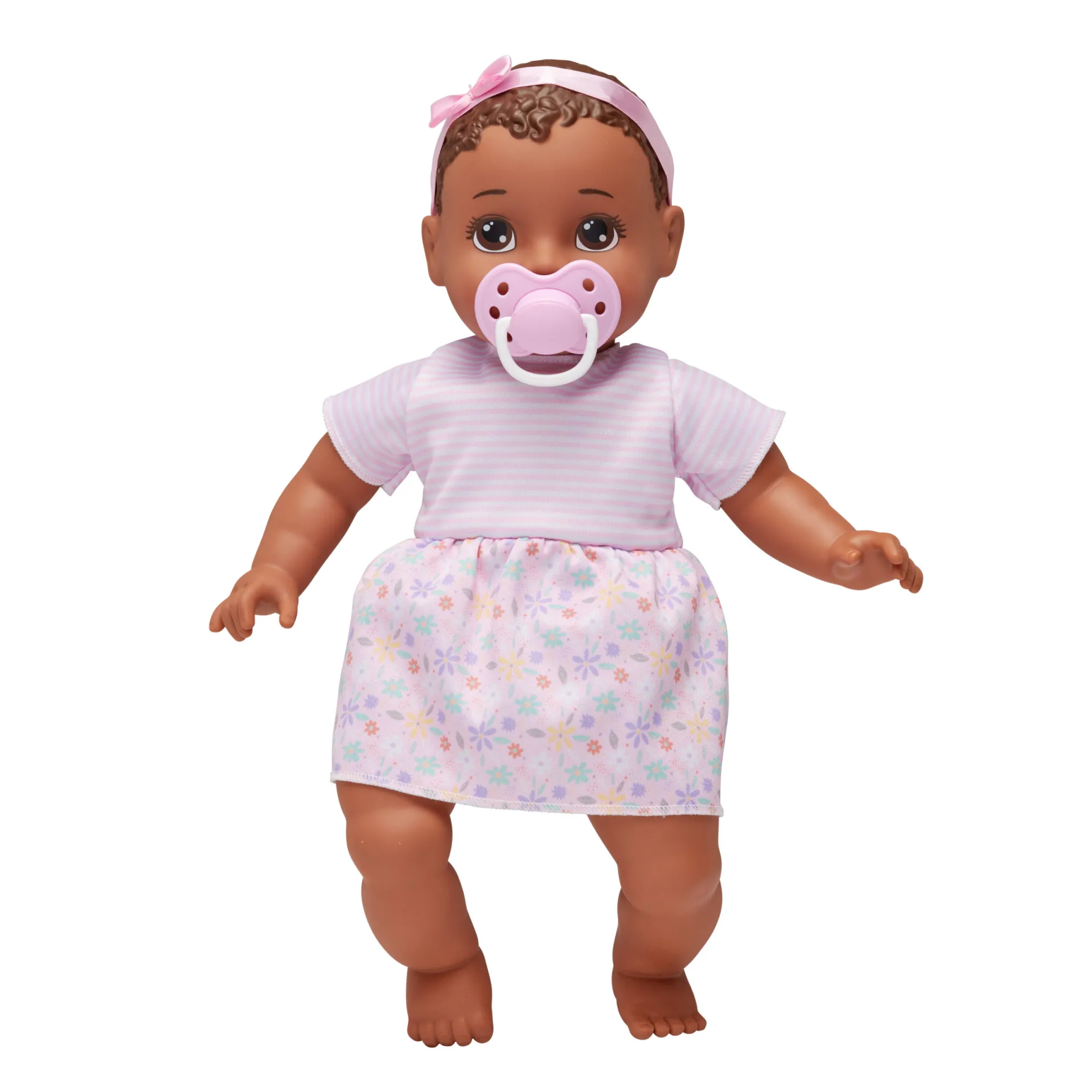 14-Inch My Sweet Baby Girl Doll Brunette Hair With Brown Eyes