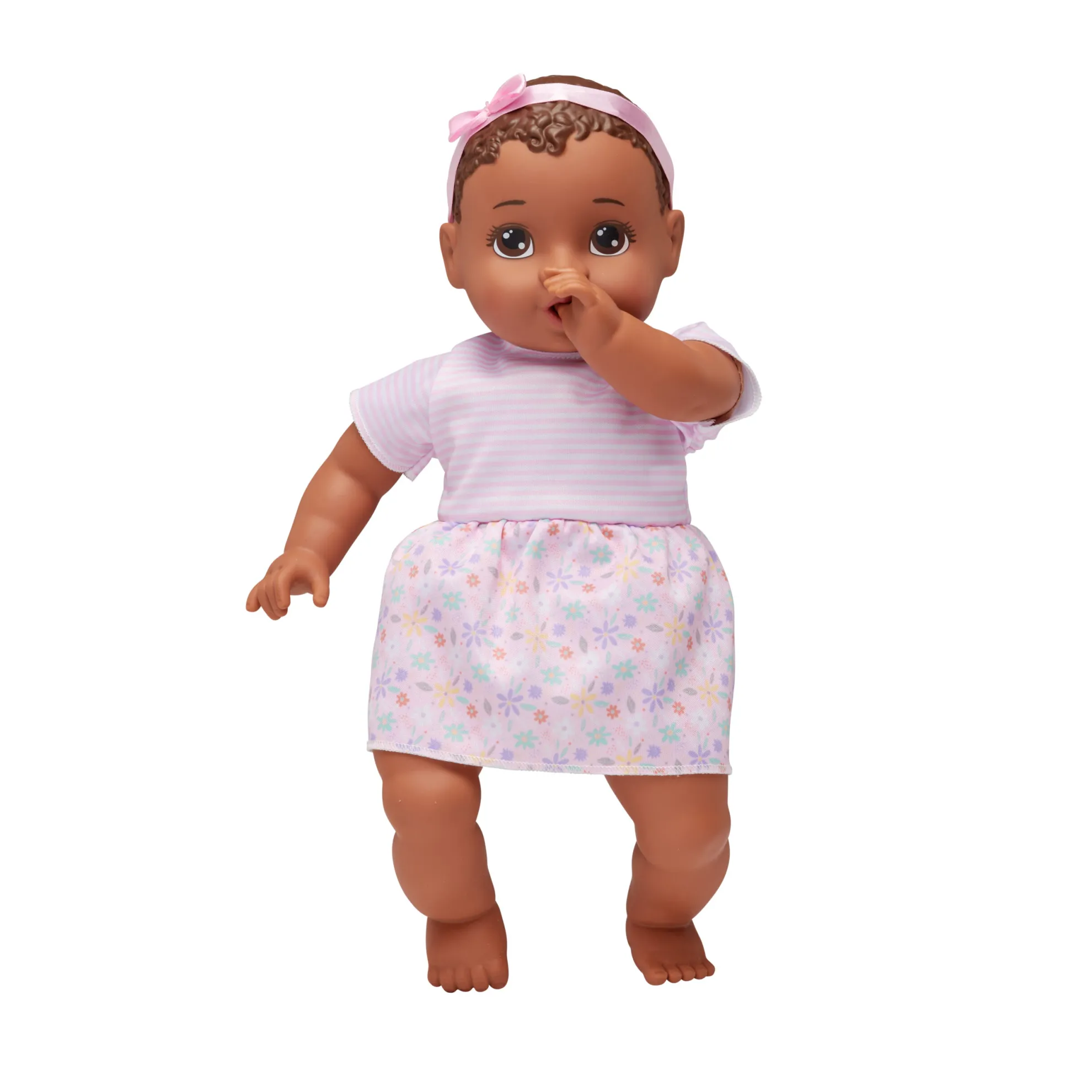 14-Inch My Sweet Baby Girl Doll Brunette Hair With Brown Eyes