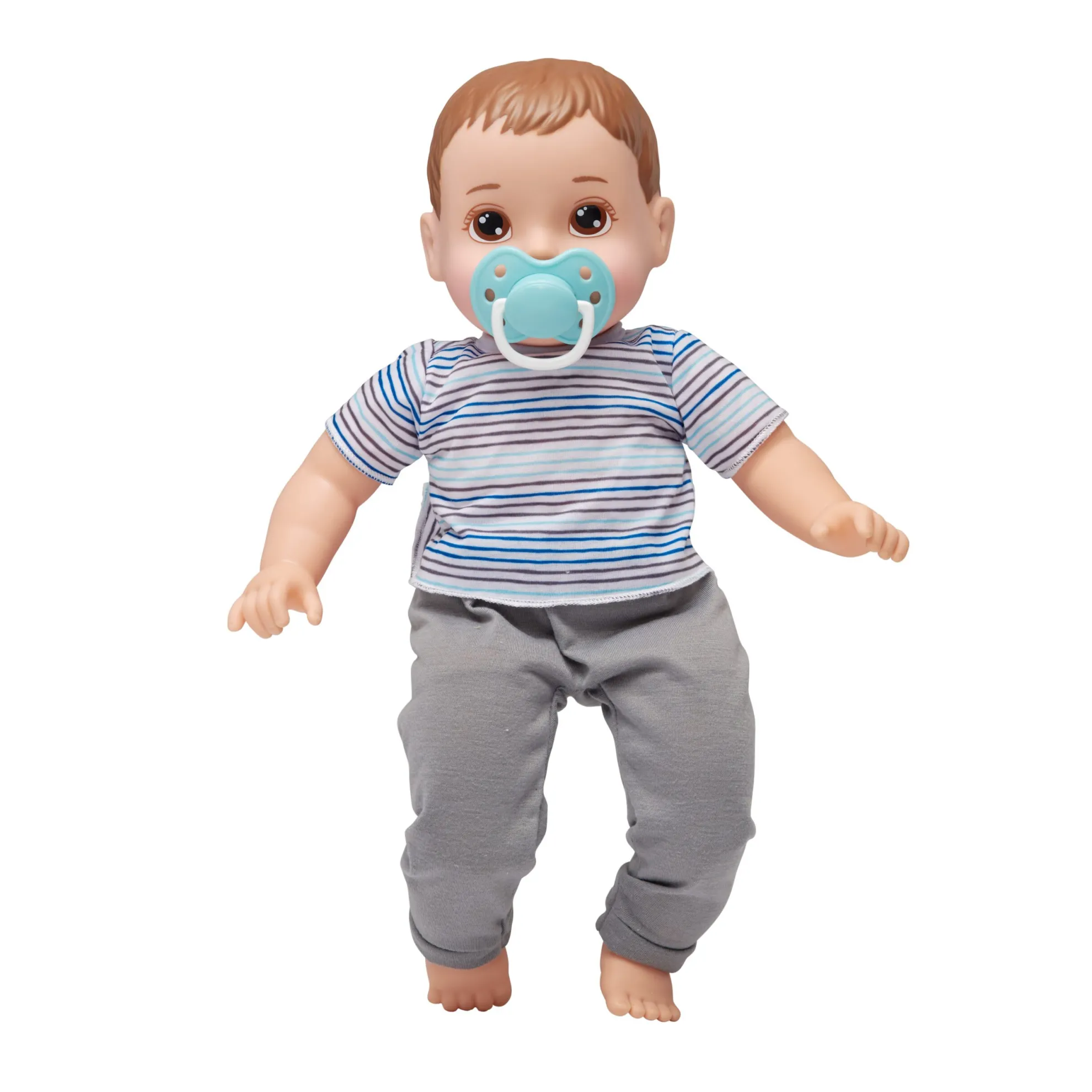 14-Inch My Sweet Baby Boy Doll Brunette Hair With Brown Eyes