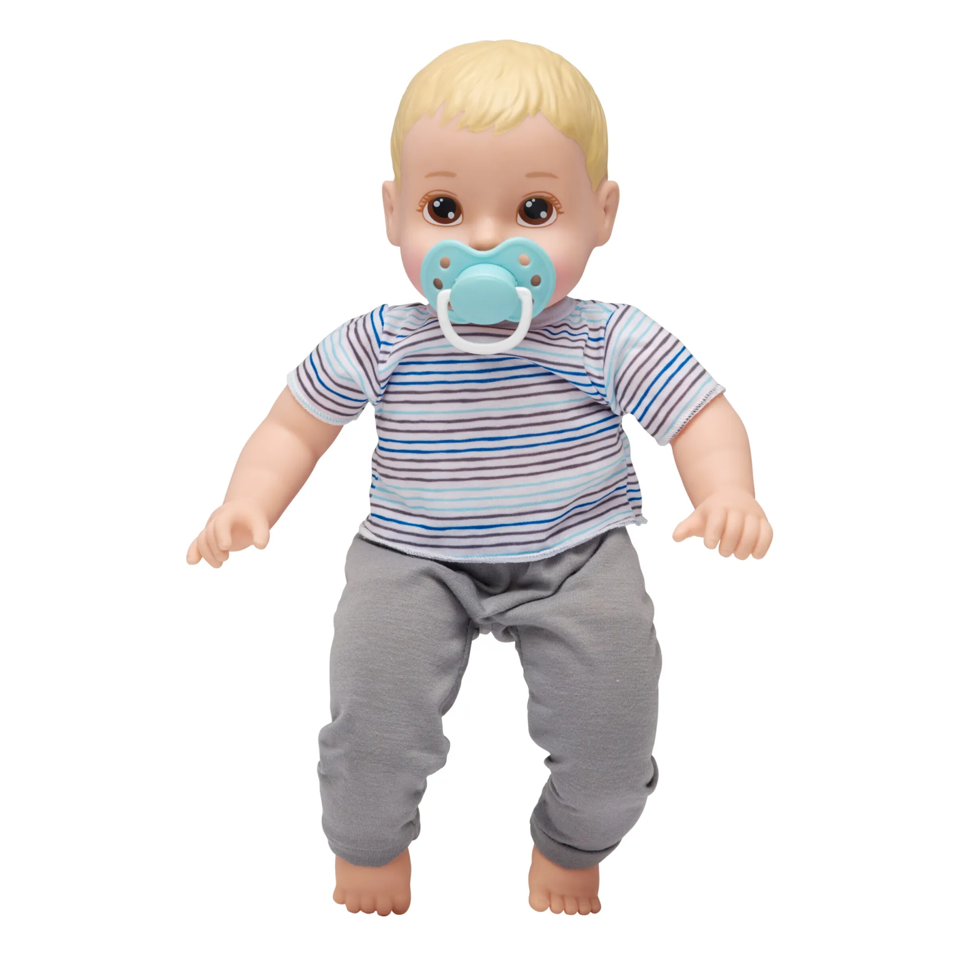 14-Inch My Sweet Baby Boy Doll Blonde Hair With Brown Eyes