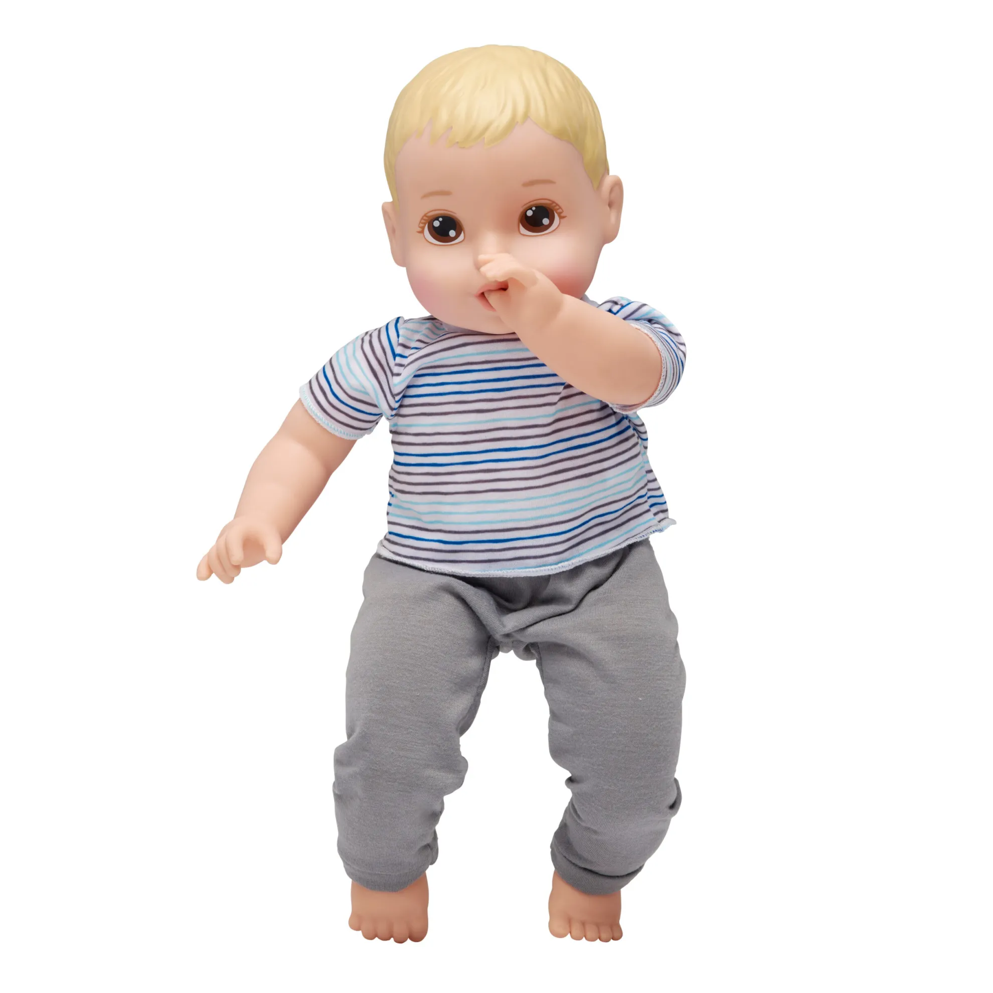 14-Inch My Sweet Baby Boy Doll Blonde Hair With Brown Eyes