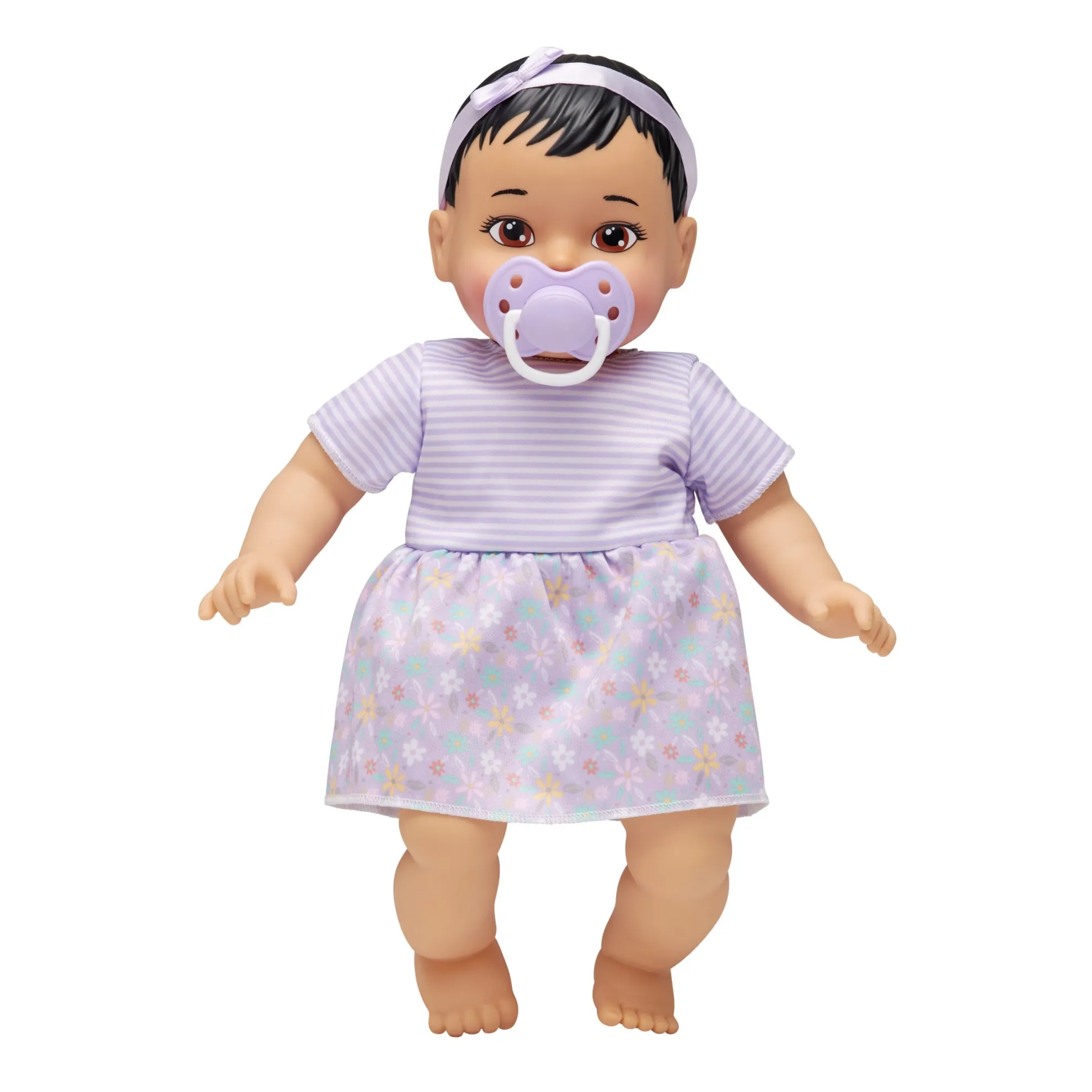 14-Inch My Sweet Baby Girl Doll Black Hair With Brown Eyes