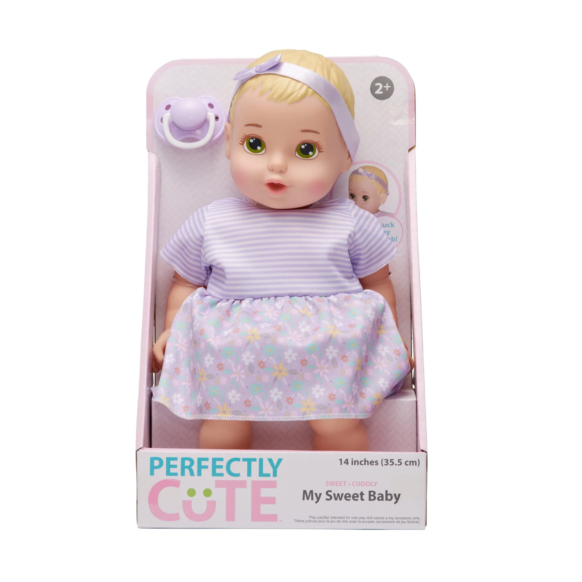 14-Inch My Sweet Baby Girl Doll Blonde Hair With Hazel Eyes