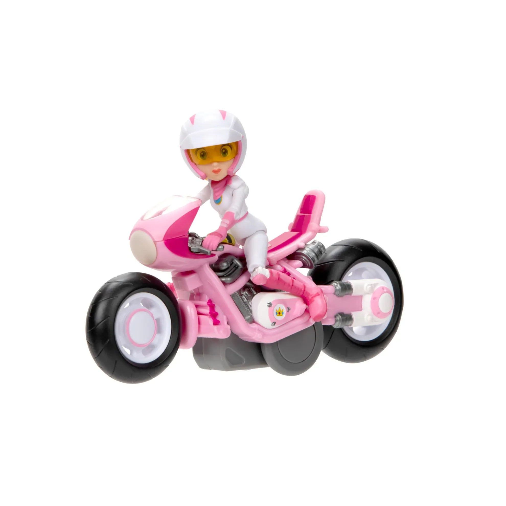 2.5-Inch Peach Figure With Pull Back Racer