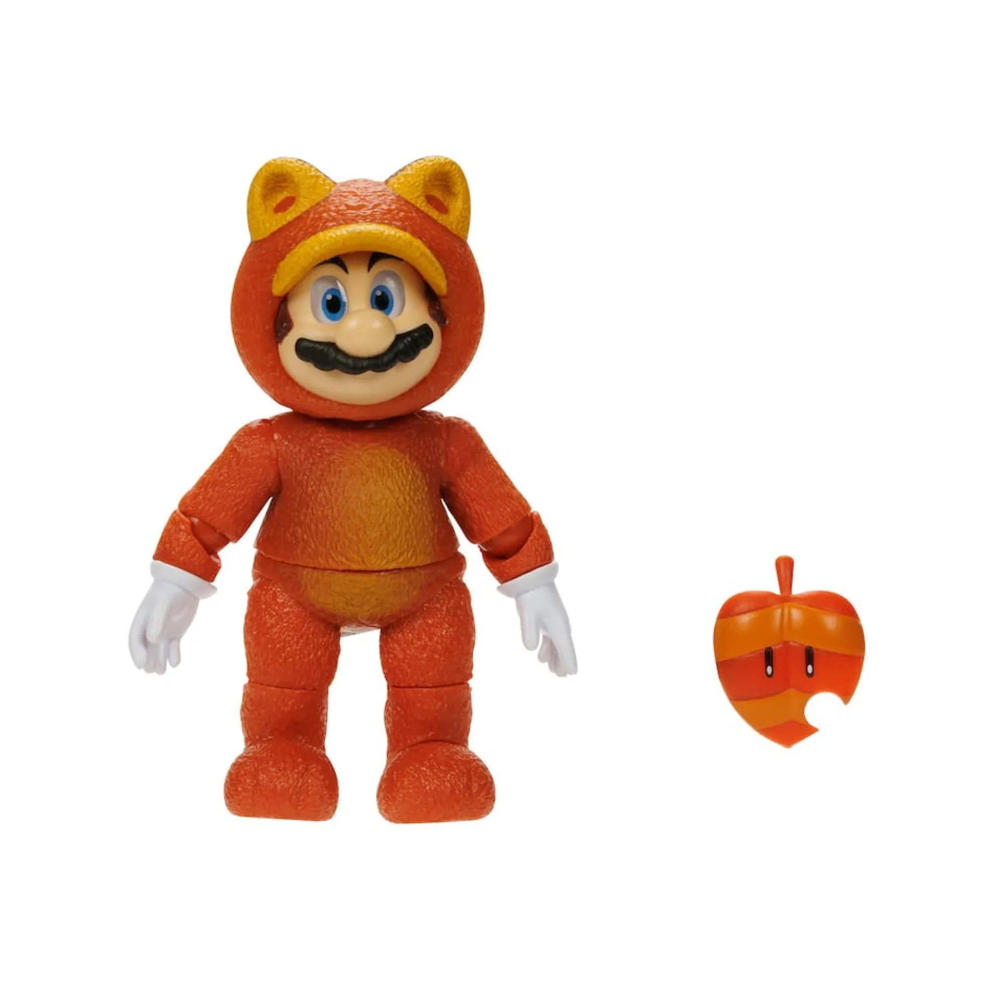 5-Inch Tanooki Mario Figure With Super Leaf Accessory